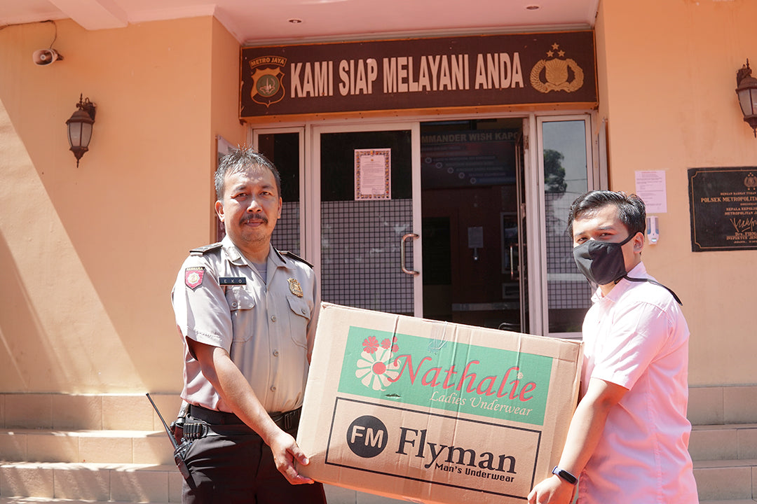 Masker gratis untuk cegah corona!