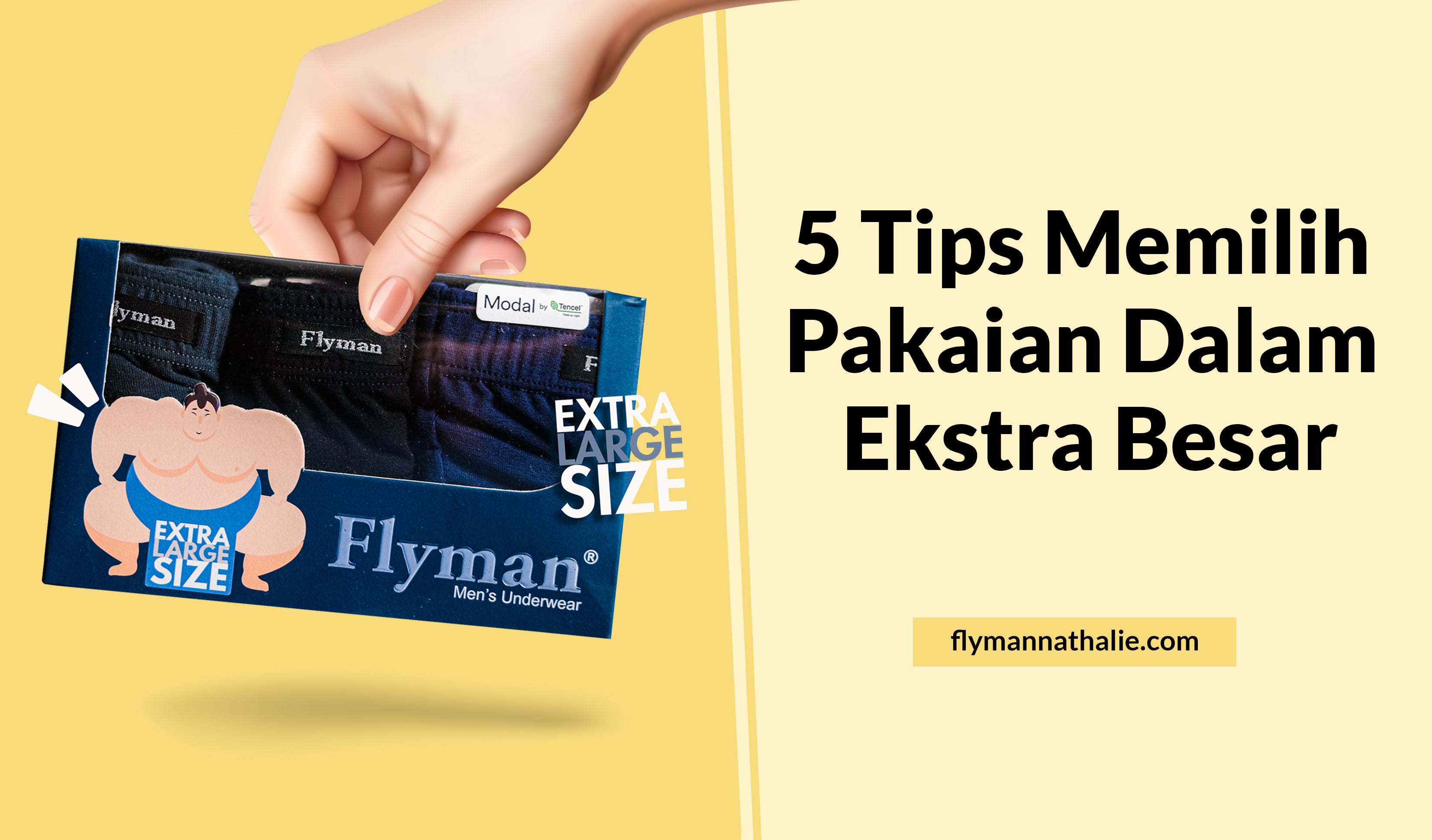5 Tips Memilih Pakaian Dalam Ekstra Besar