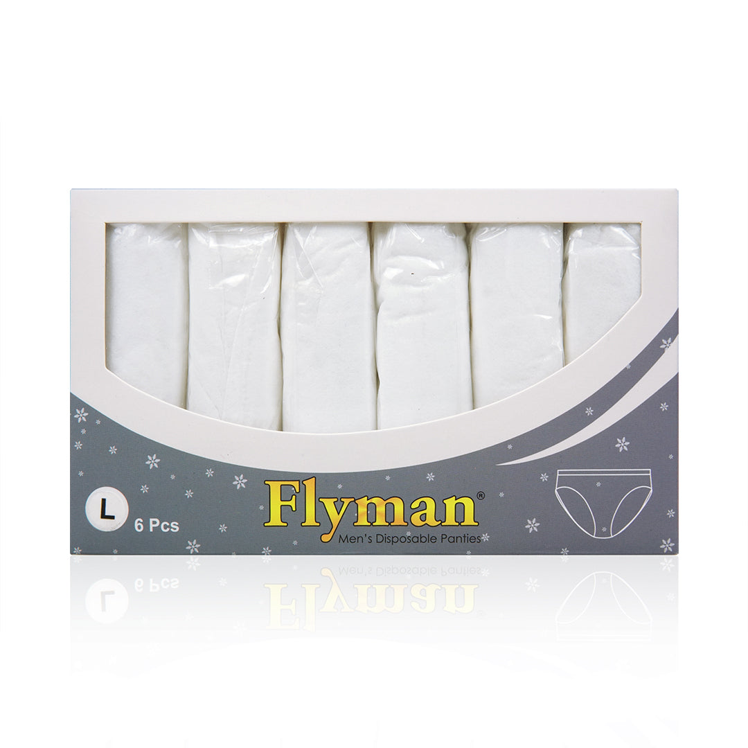 Flyman Celana Dalam Pria Kertas Sekali Pakai 6 pcs FM 1041