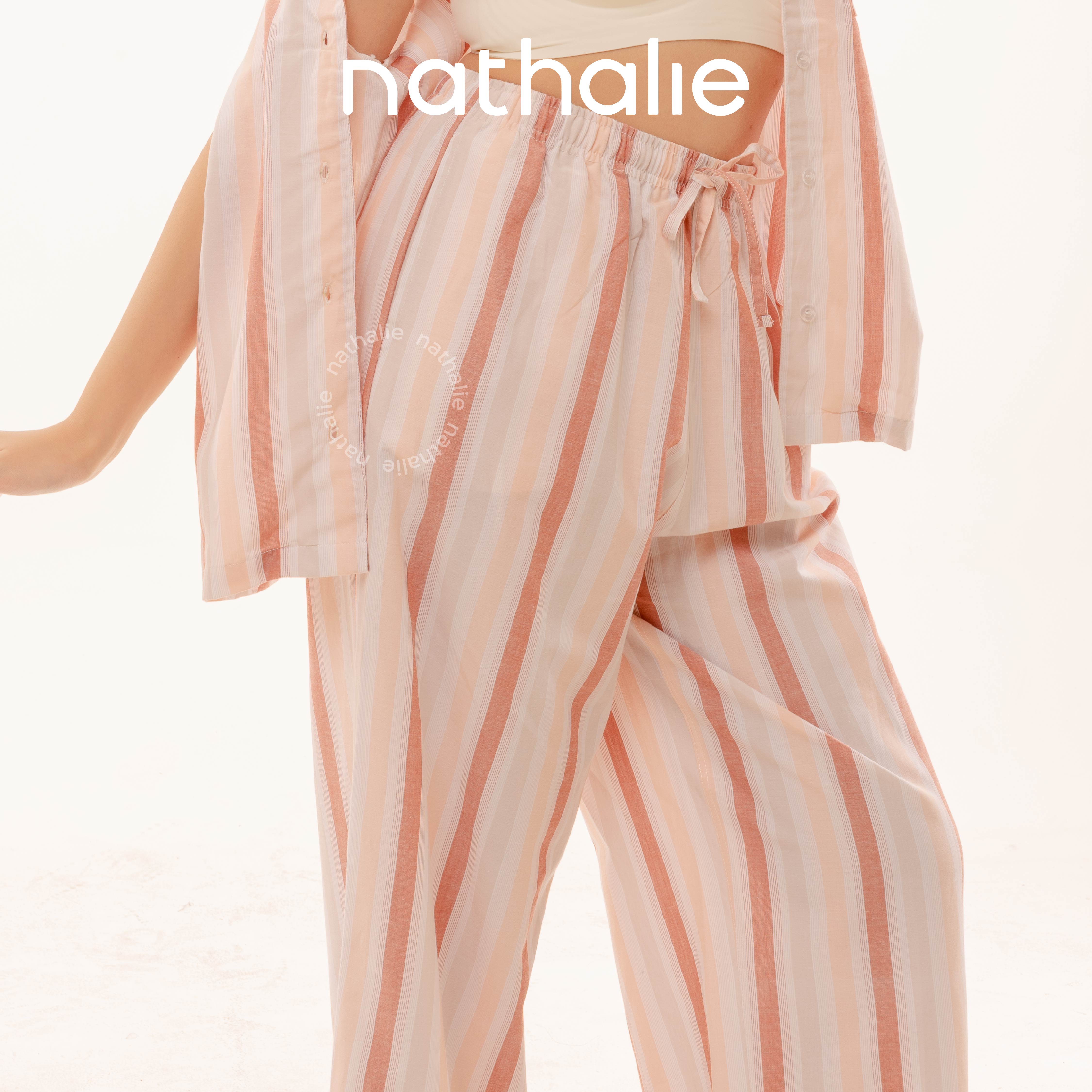 Nathalie Relaxing Striped Pants 1 pcs NTC 3503