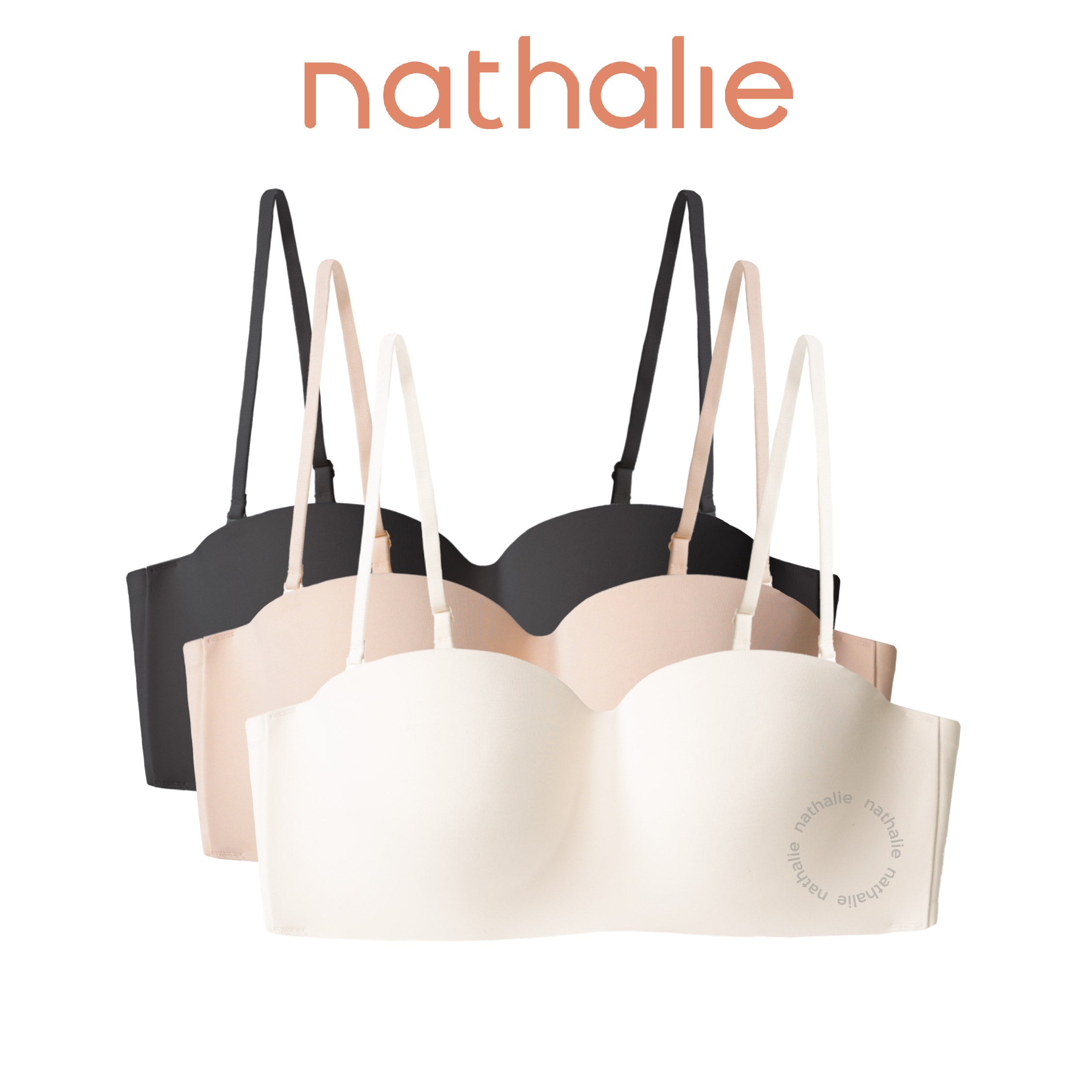 Nathalie 3D Strapless Wire Bra NTB 3517