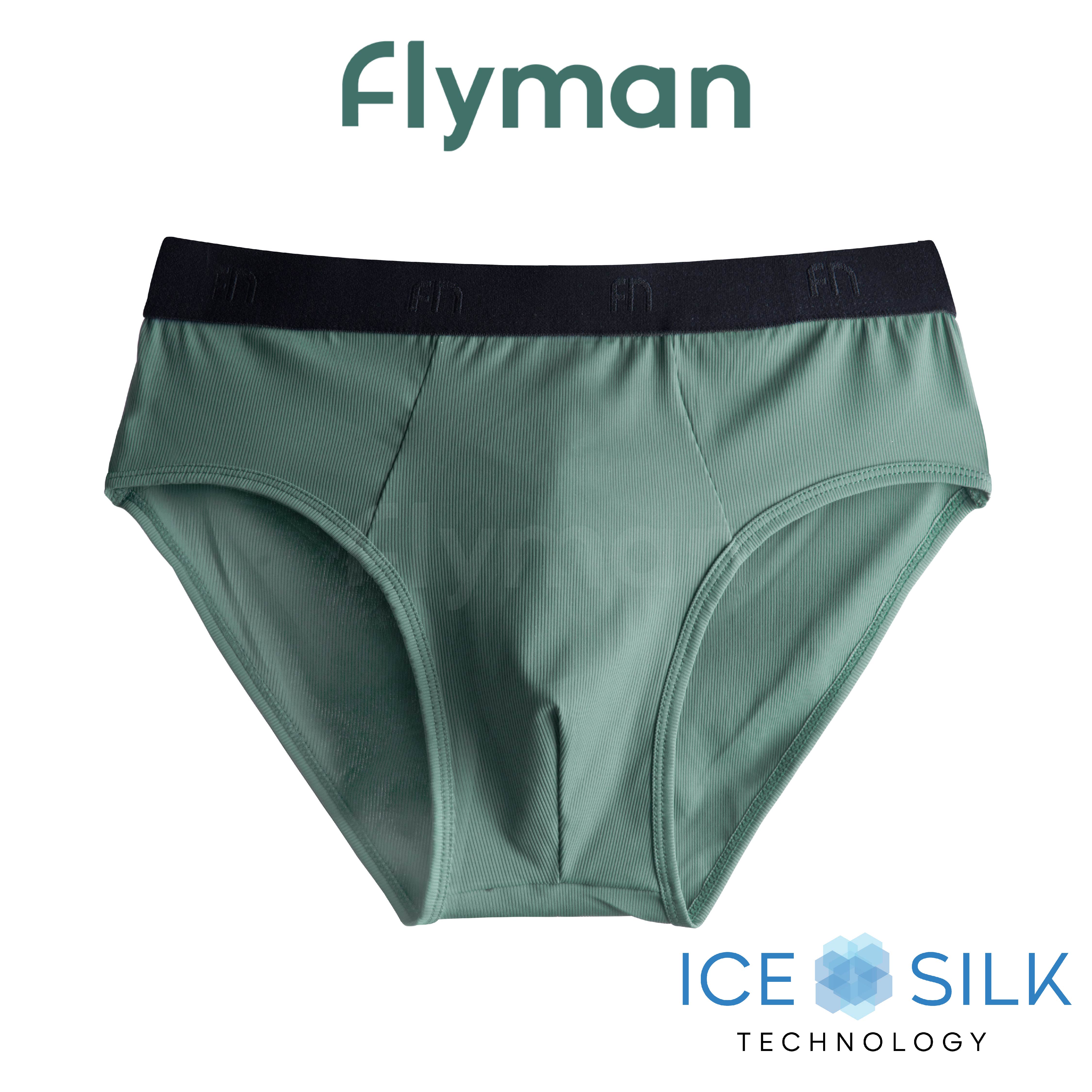 Flyman Celana Dalam Pria Brief Ice Silk 1 pcs FM 3452