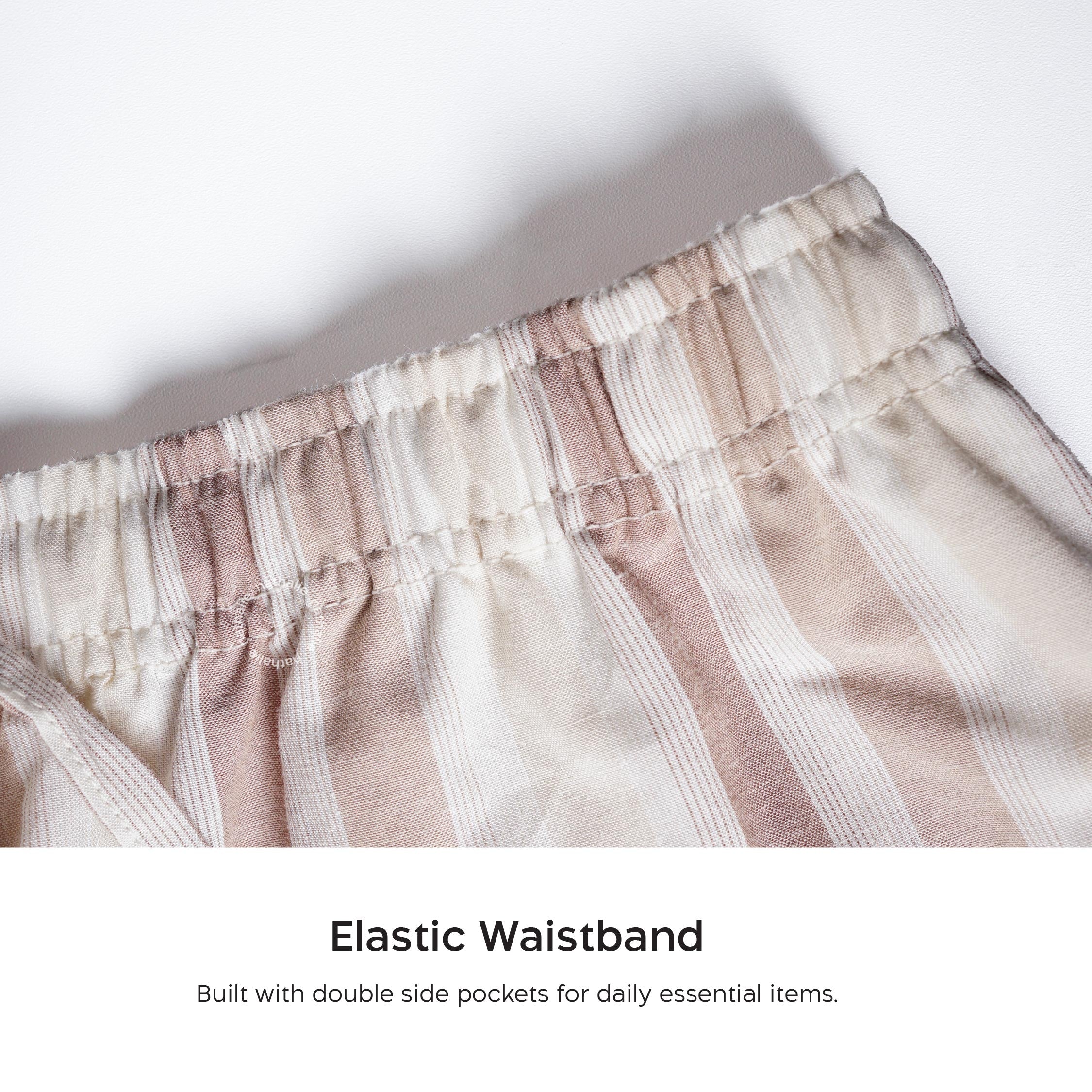Nathalie Relaxing Striped Pants 1 pcs NTC 3503
