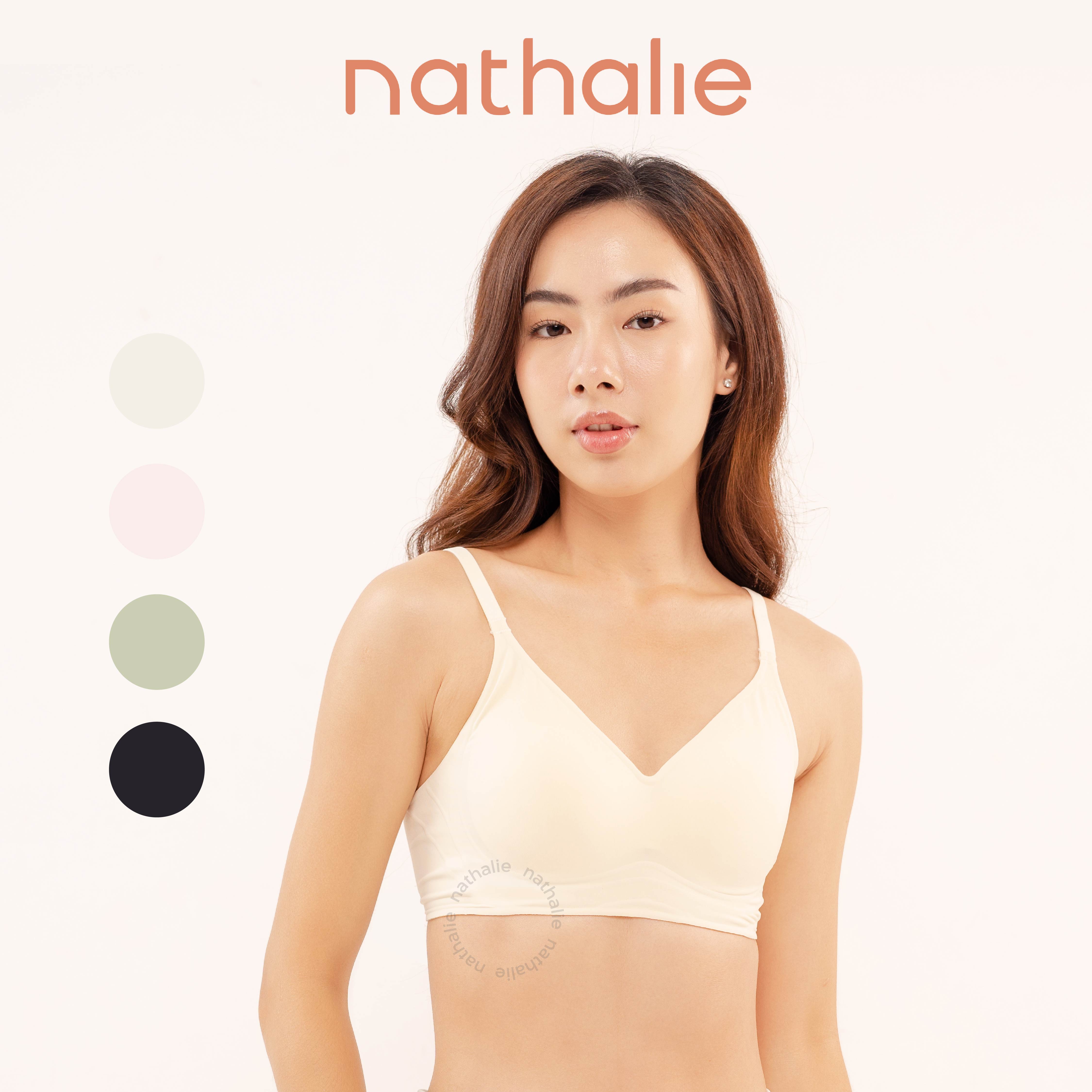 Nathalie Wireless Seamless Bra BH Simles Tanpa Kawat Kait 3 Beha Tidak Nyeplak 1 Pcs NTB 3477