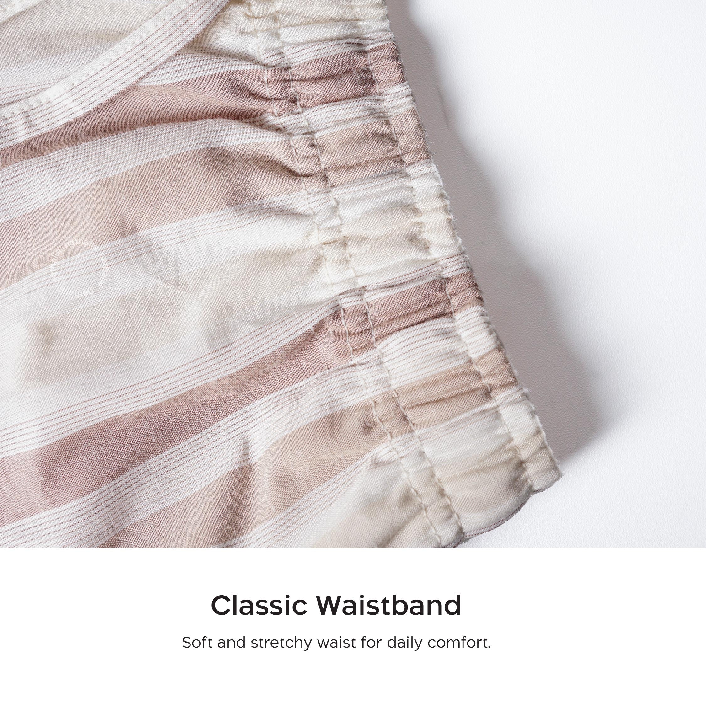 Nathalie Relaxing Striped Shorts 1 pcs NTC 3502