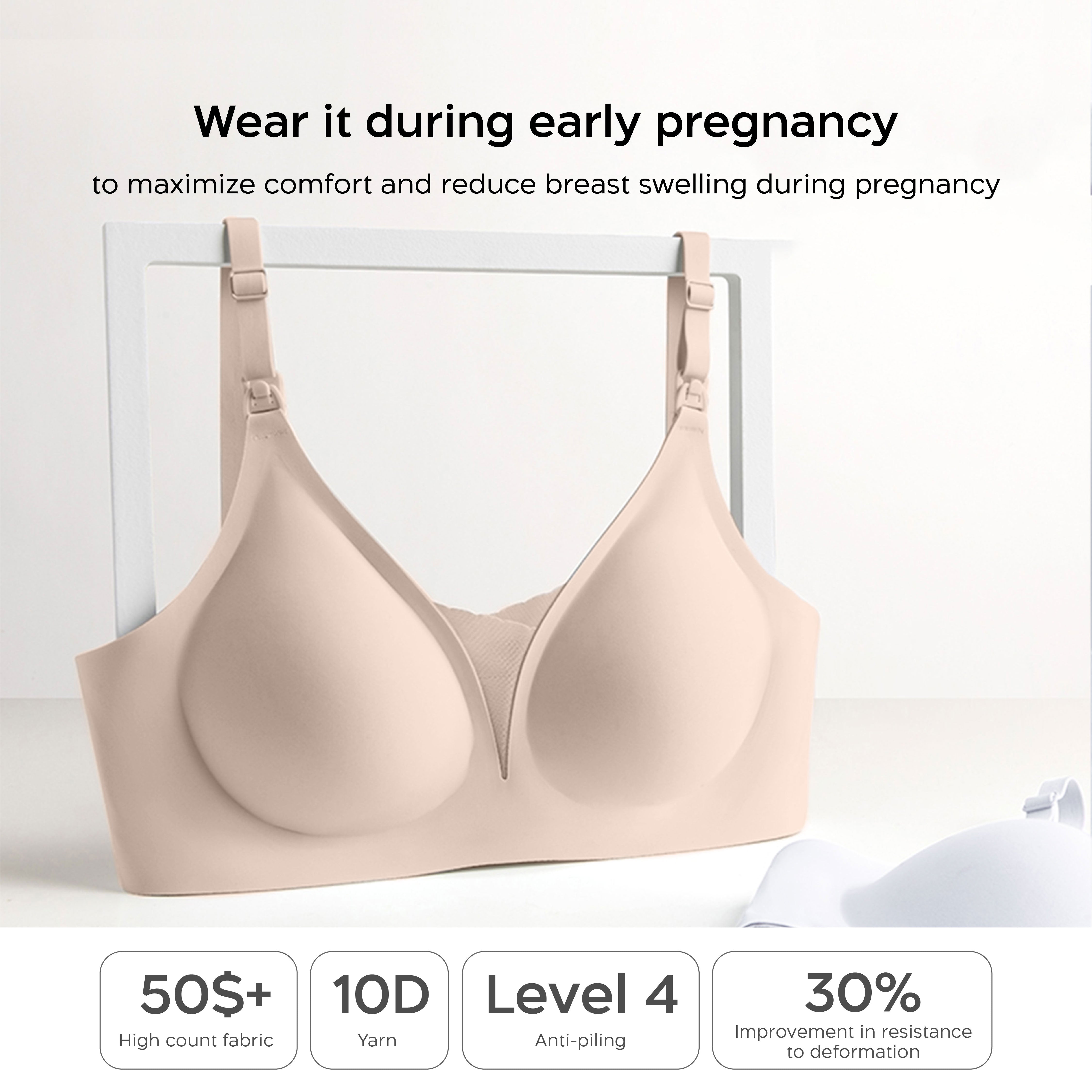 Nathalie Bra Seamless Menyusui Bh Maternity Tanpa Kawat Beha Busui 1 Pcs NTB 3458