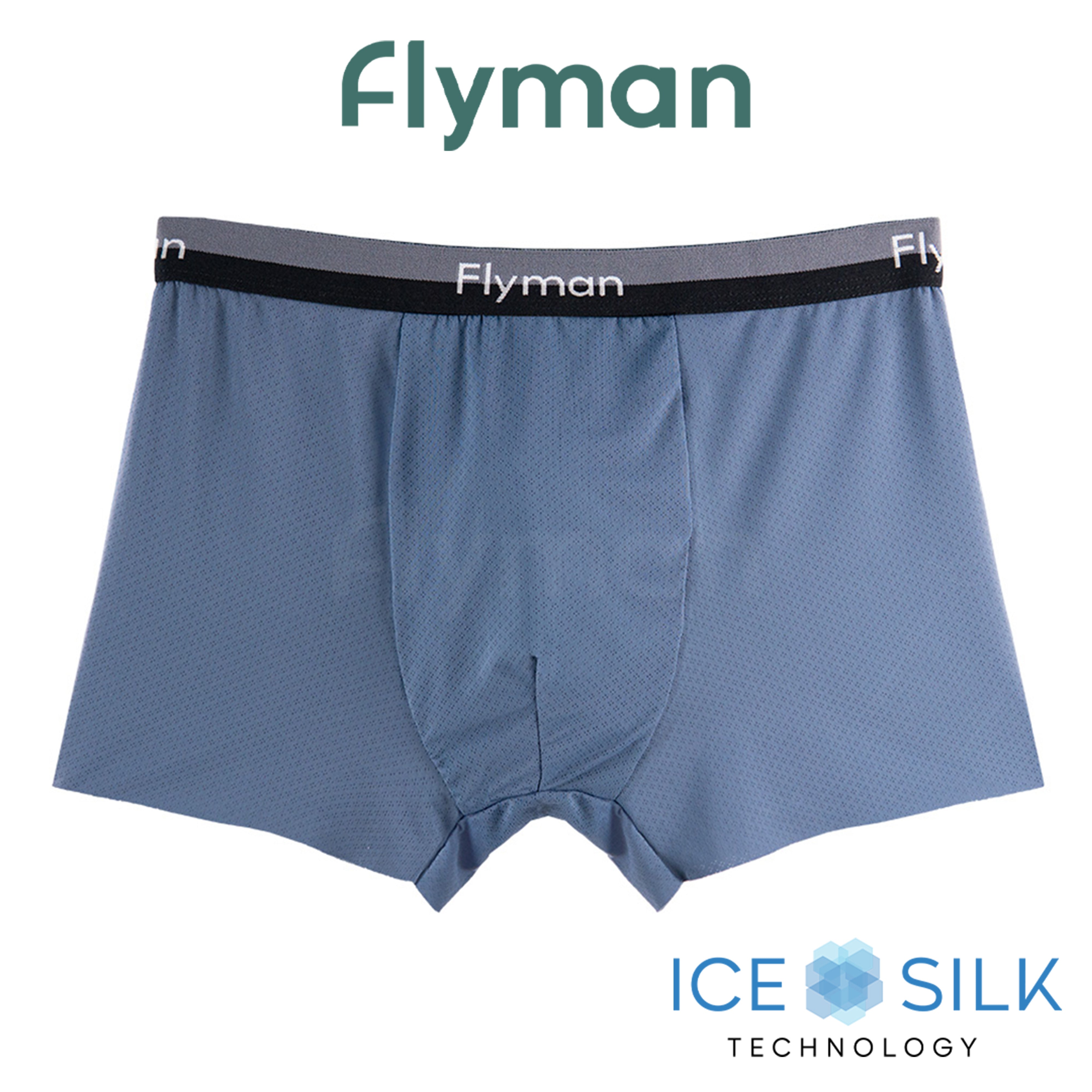 Celana Dalam Boxer Micro Nylon Mesh Pria 1 Pcs FM 3435