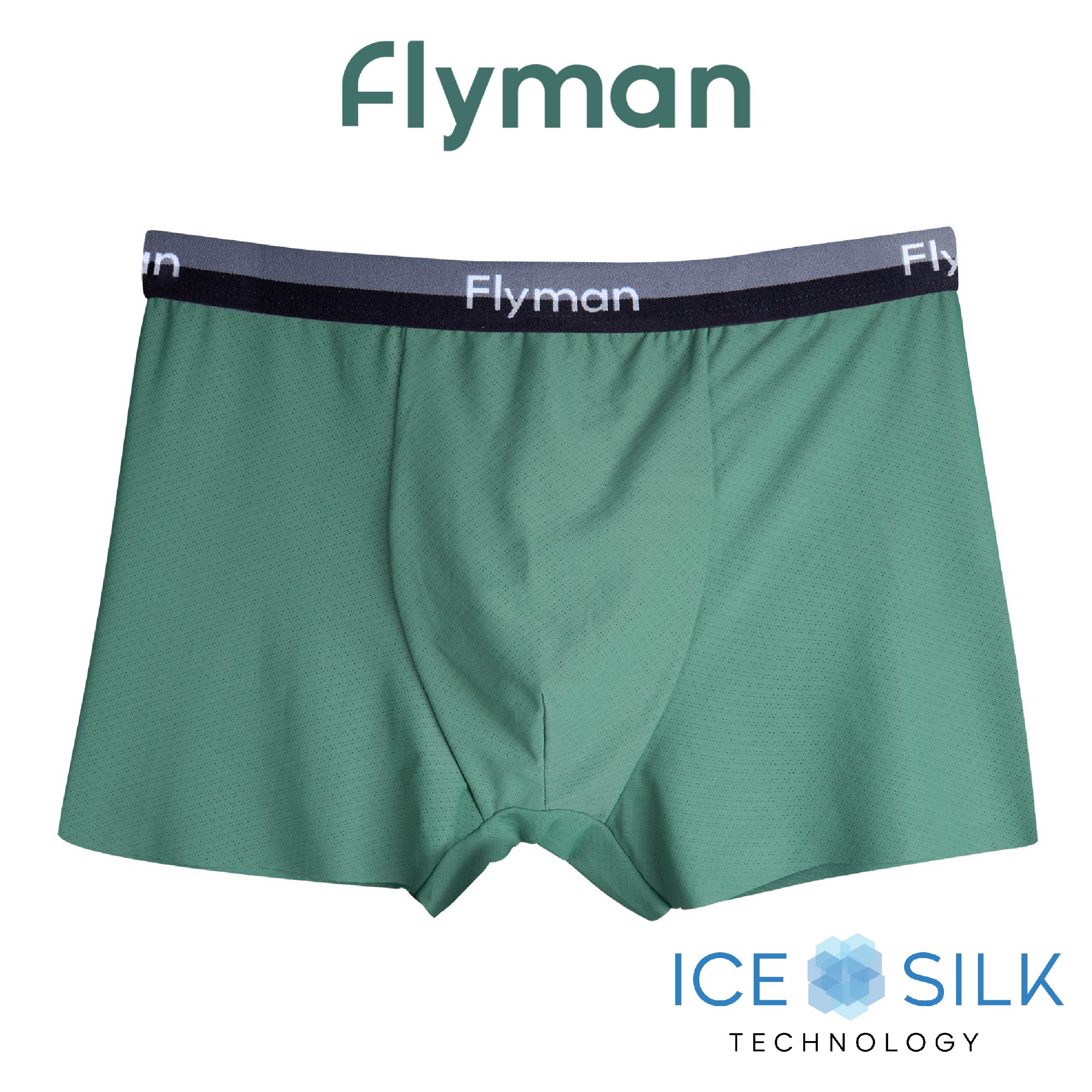 Celana Dalam Boxer Micro Nylon Mesh Pria 1 Pcs FM 3435
