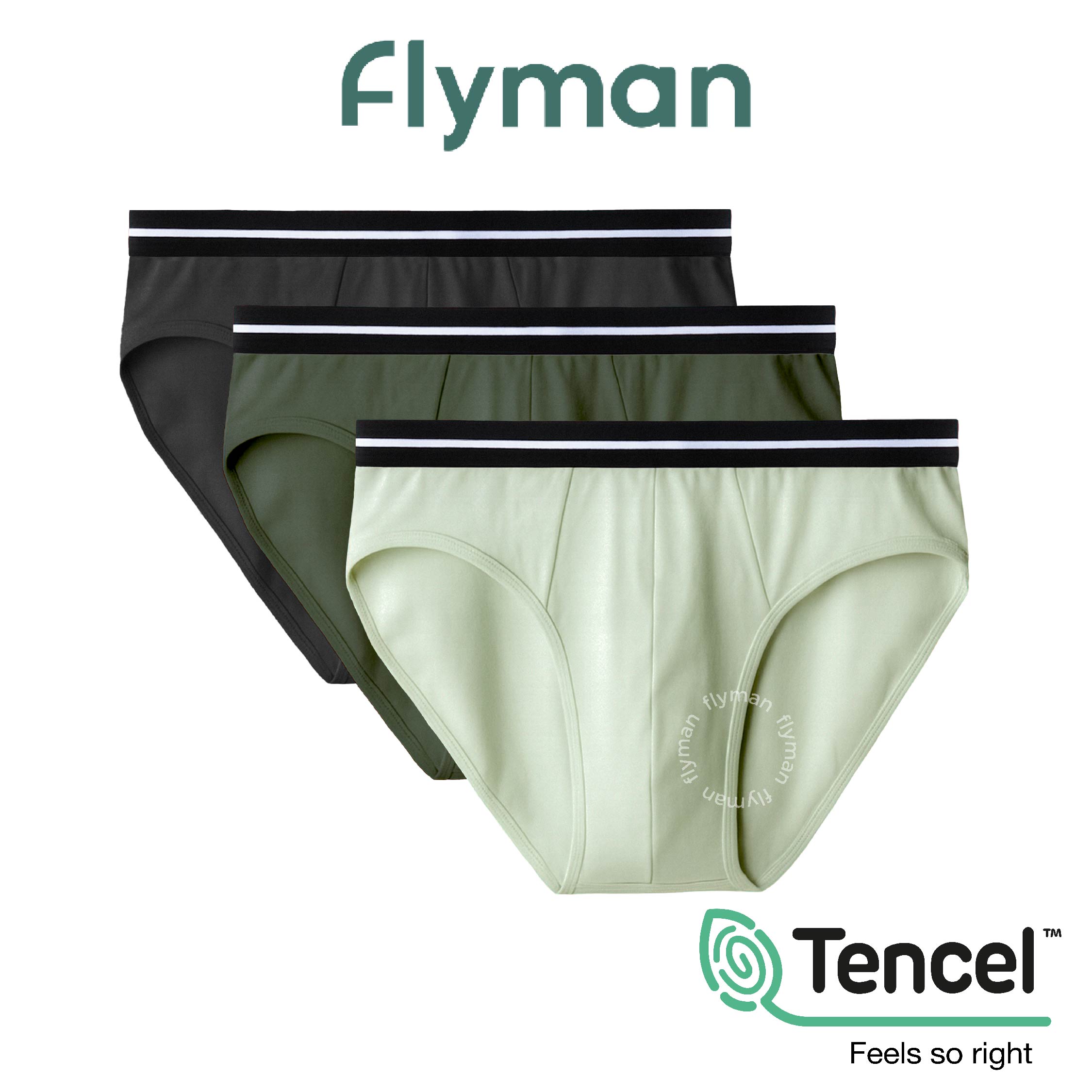 Flyman Tencel Brief 1 Pcs FM 3538