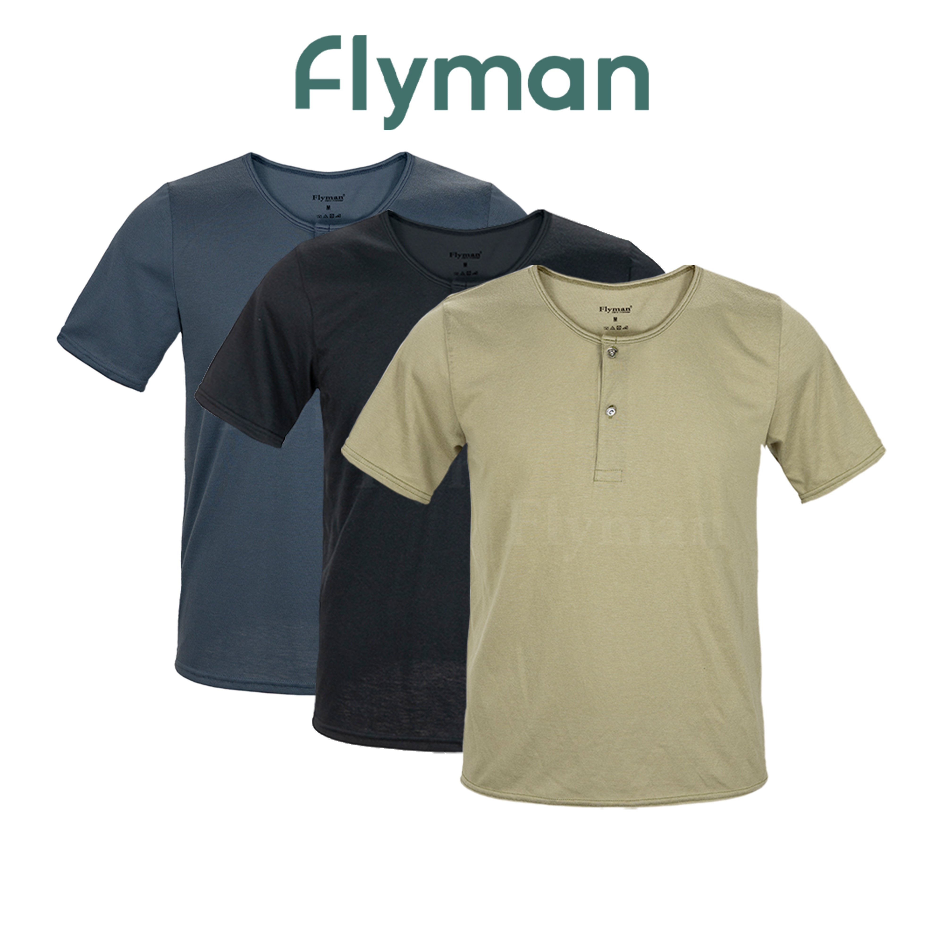 Flyman T-shirt Cotton Blend 3 pcs FMA 3365