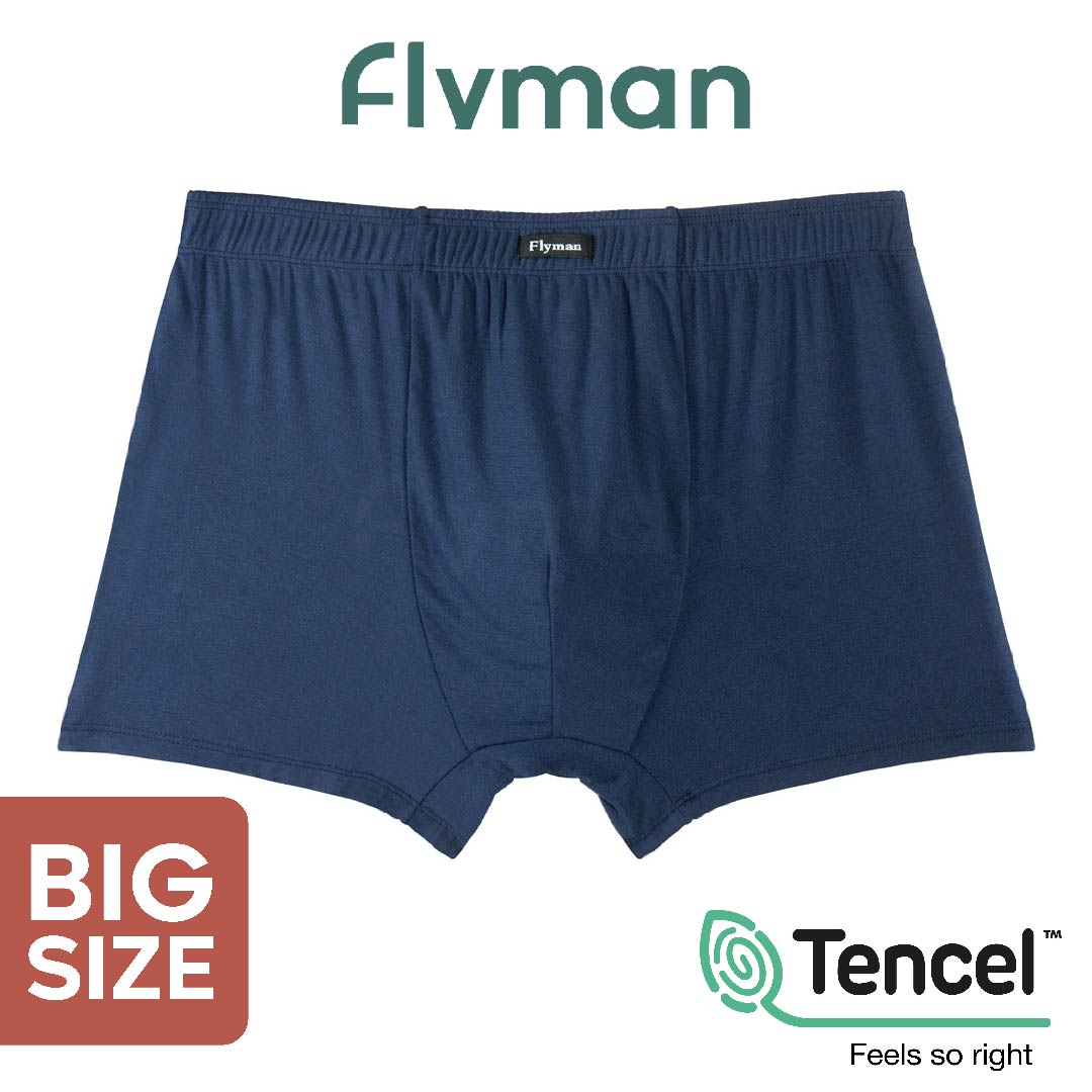 Flyman Celana Dalam Pria Boxer Tencel Big Size 1 pcs FM 3379