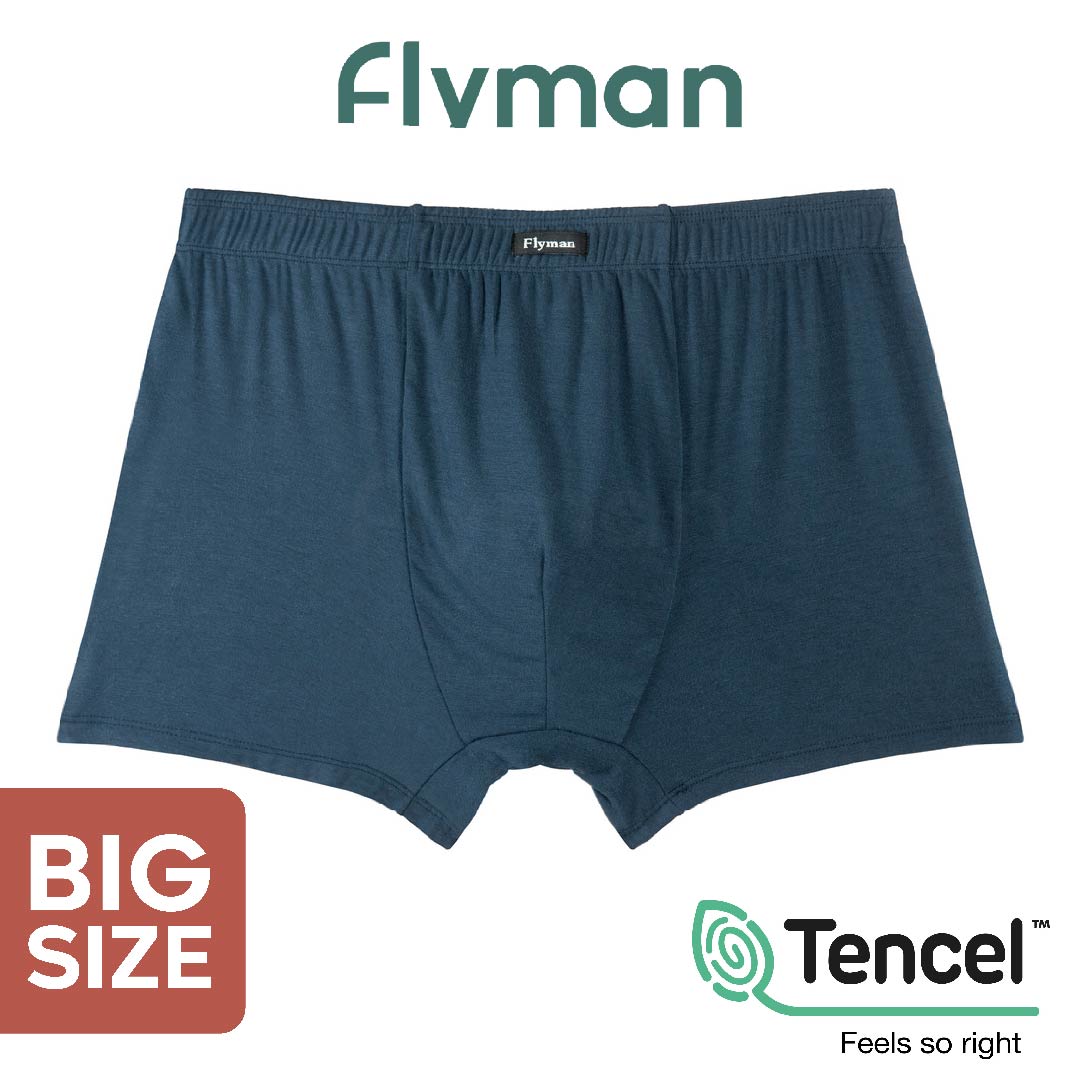 Flyman Celana Dalam Pria Boxer Tencel Big Size 1 pcs FM 3379