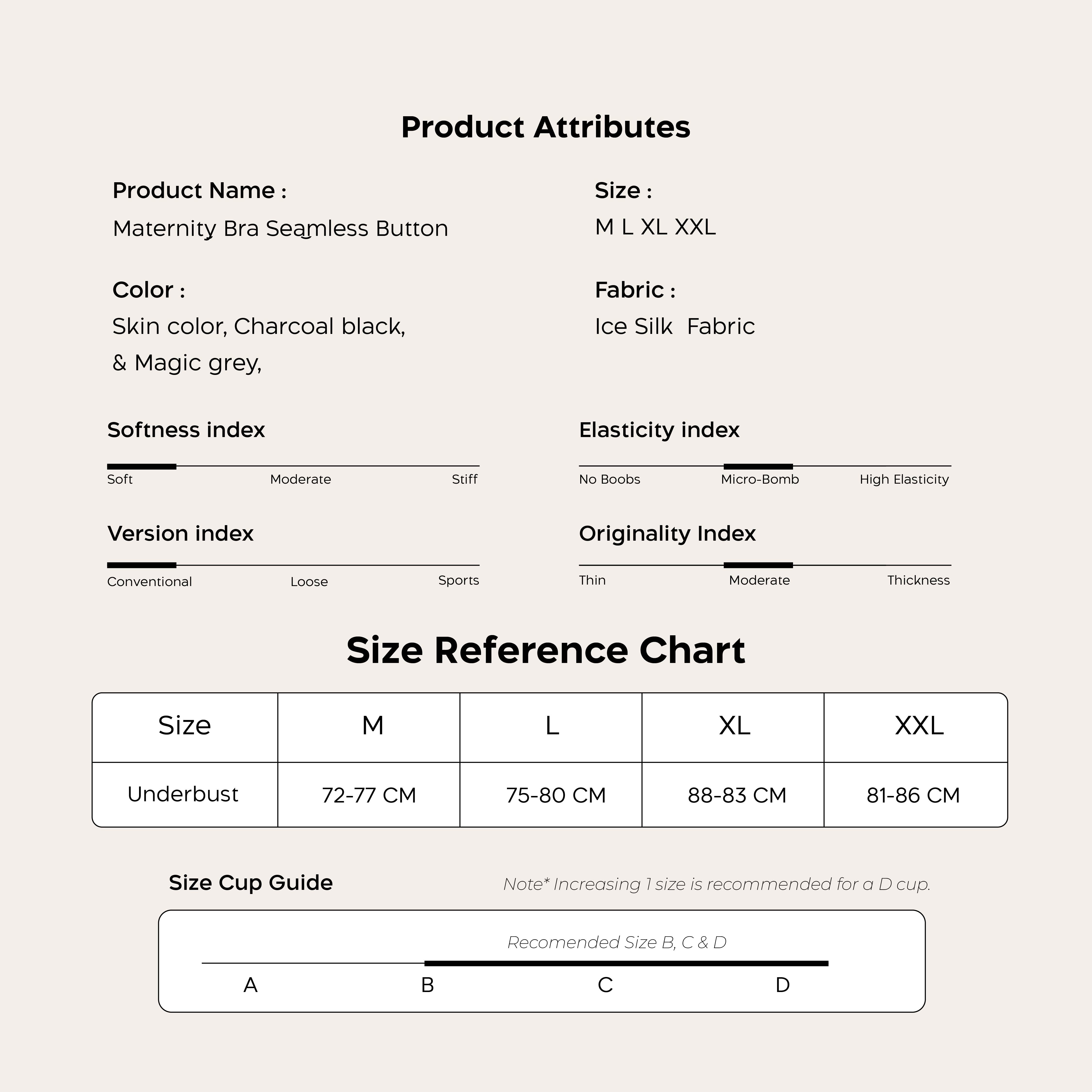 Nathalie Maternity Seamless Bra NTBM 3457