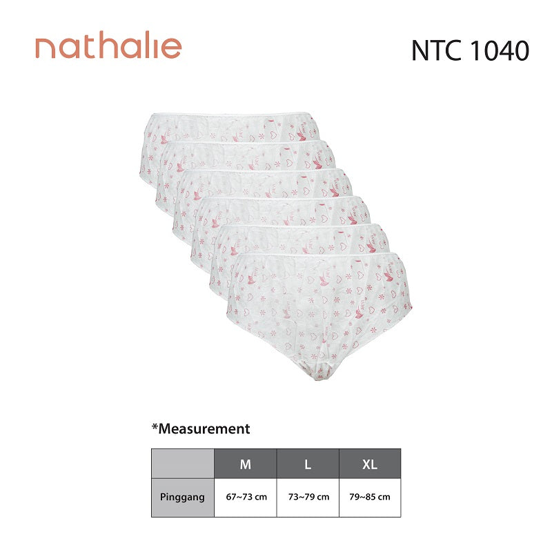 Nathalie Celana Dalam Kertas Sekali Pakai 6 pcs NTC 1040