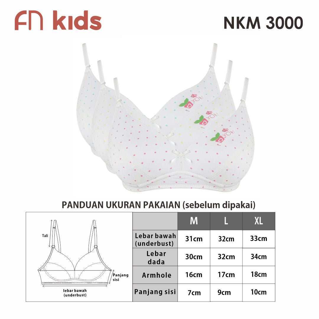 FN Kids Bra Anak Perempuan 1 pcs NKM 3000