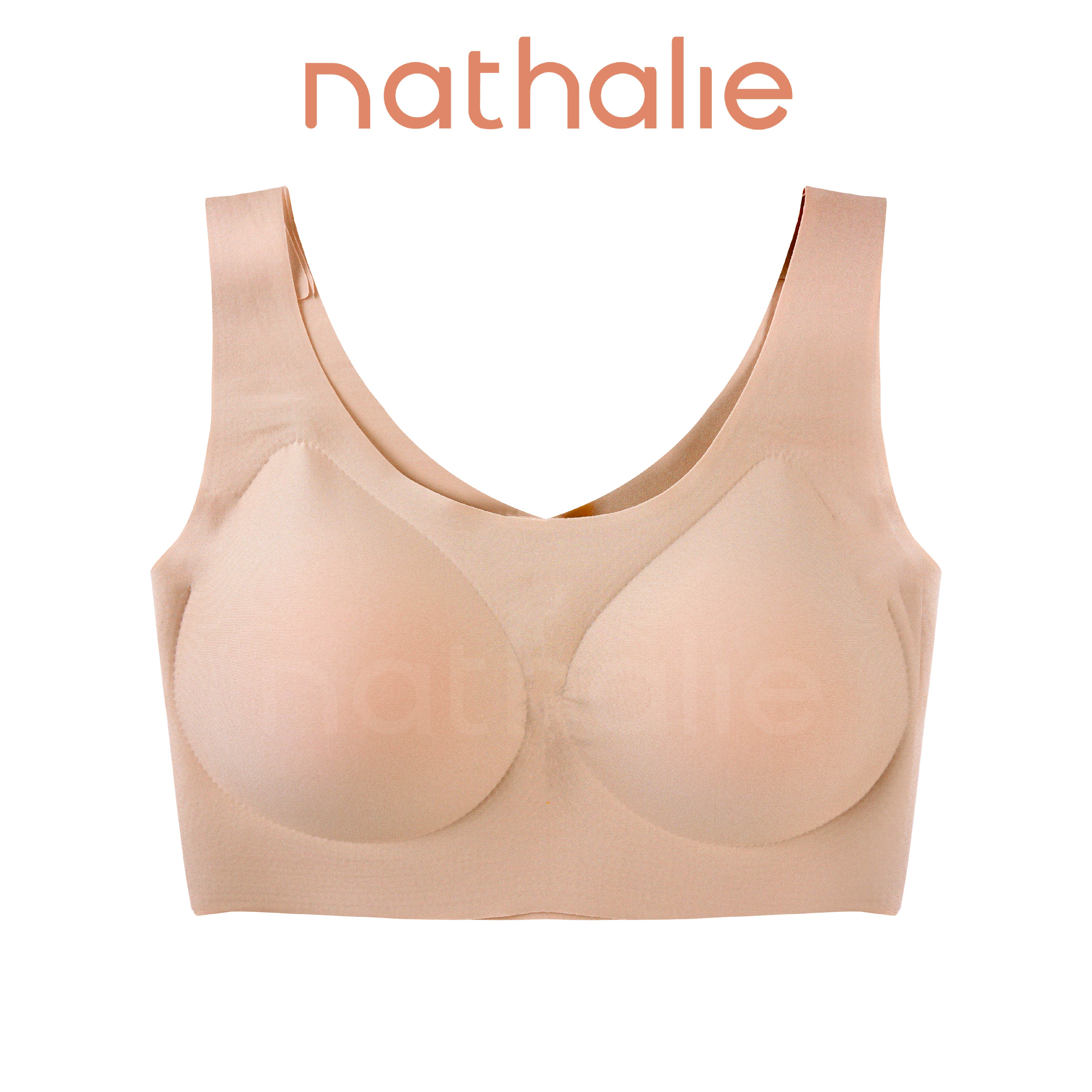 Nathalie Round Neck Vest-Style Bra NTB 3475