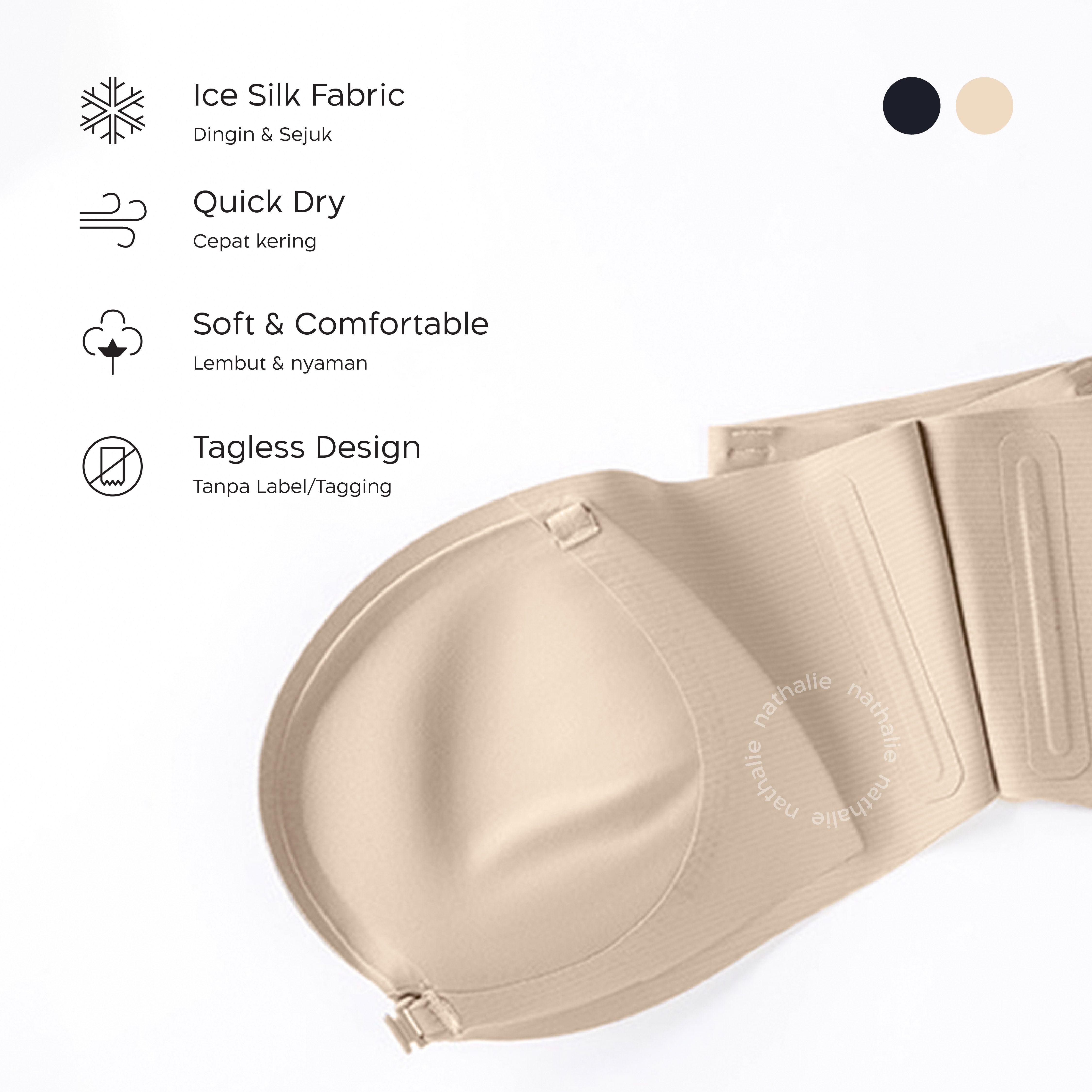 Nathalie Front Hook Strapless Bra NTB 3518