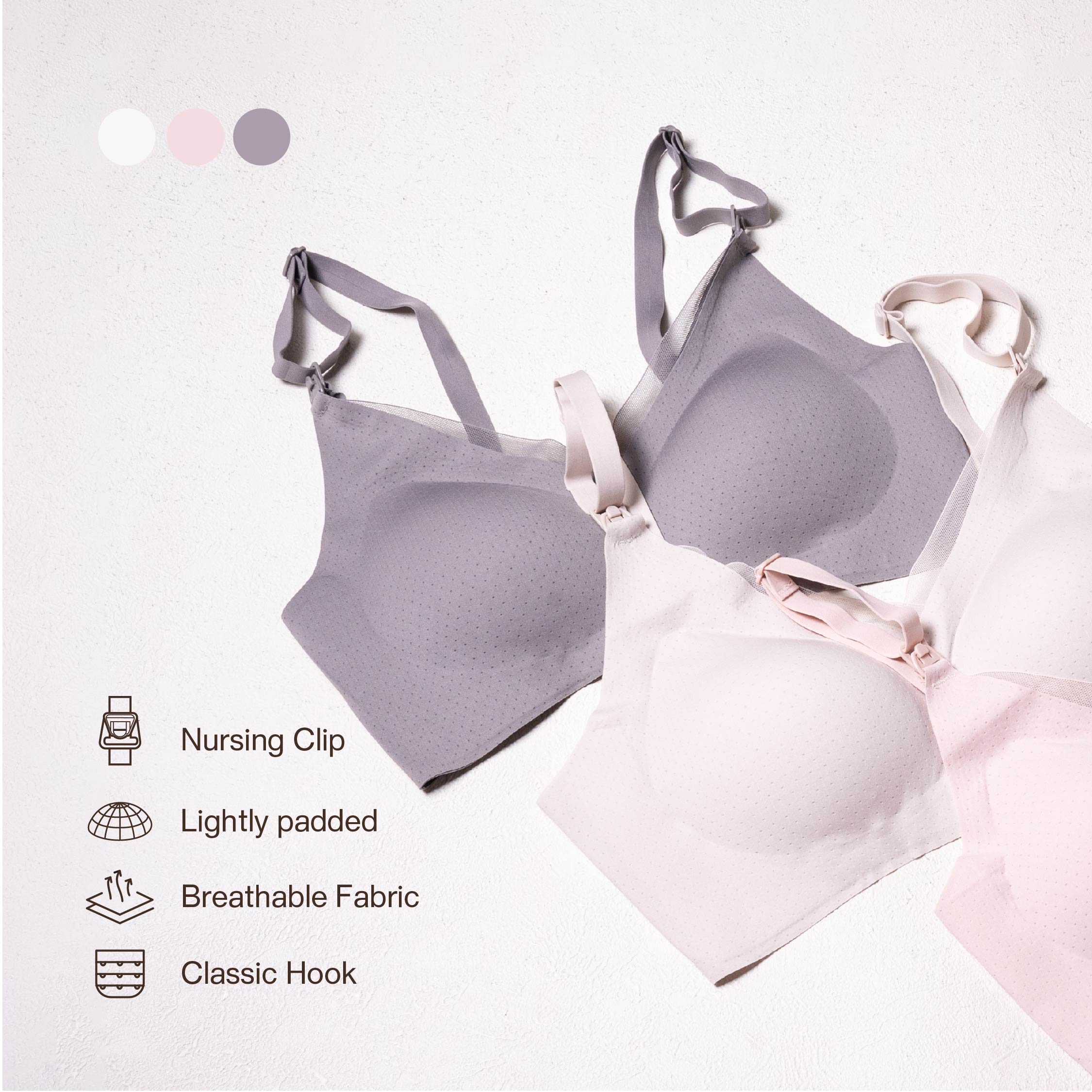 Nathalie Ice Silk Maternity Bra NTBM 3539
