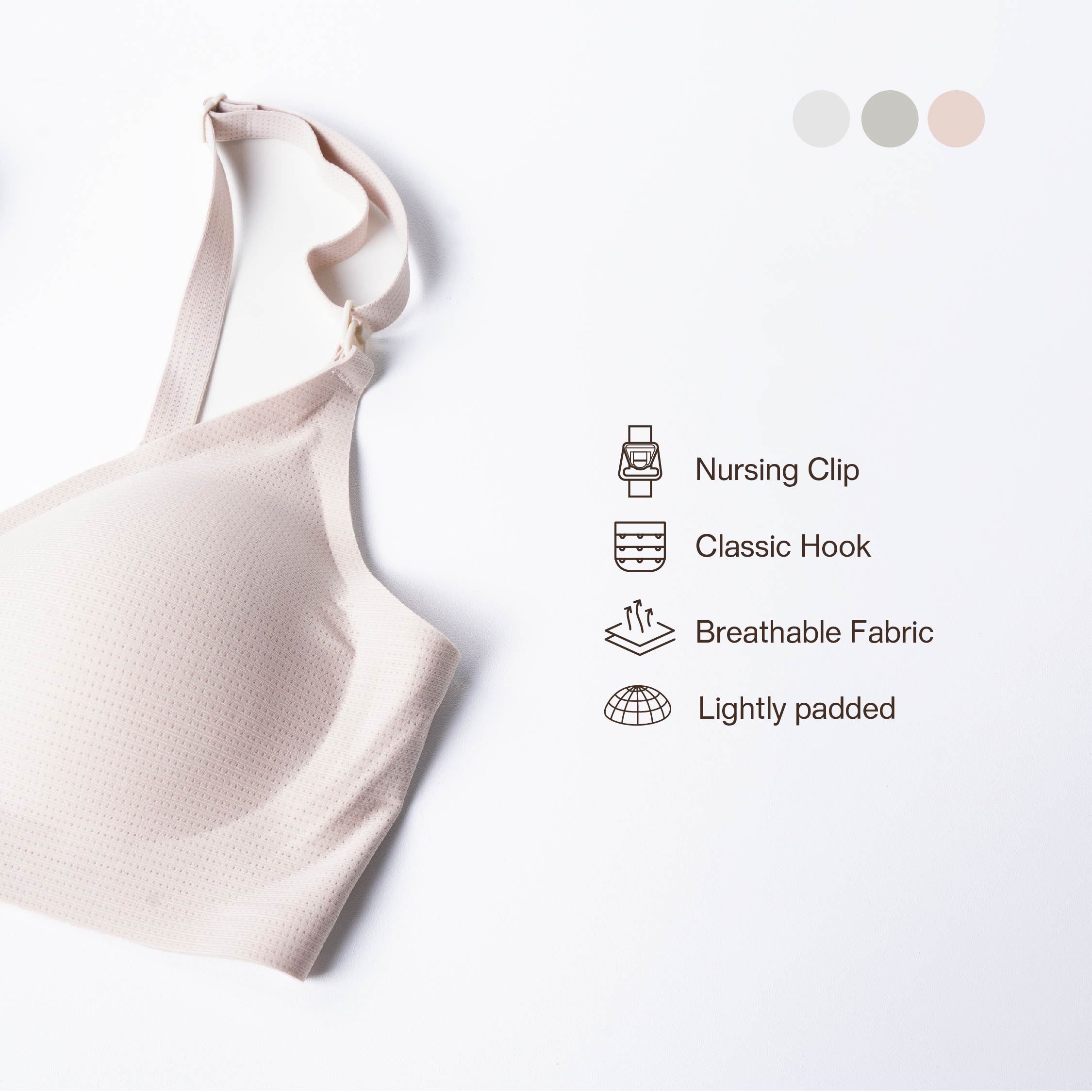 Nathalie Ice Silk Maternity Bra NTBM 3540