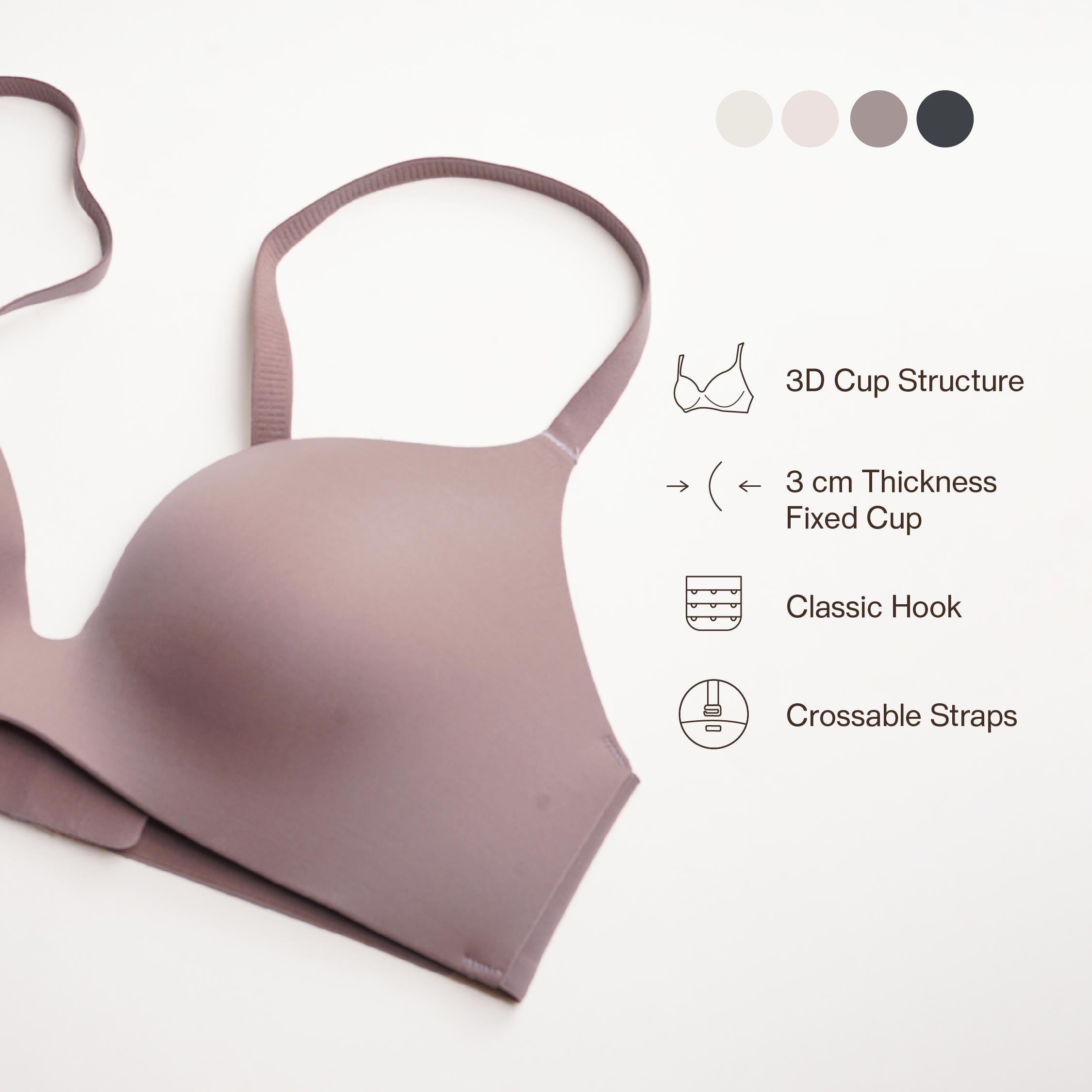 Nathalie 3D Push up Bra NTB 3536