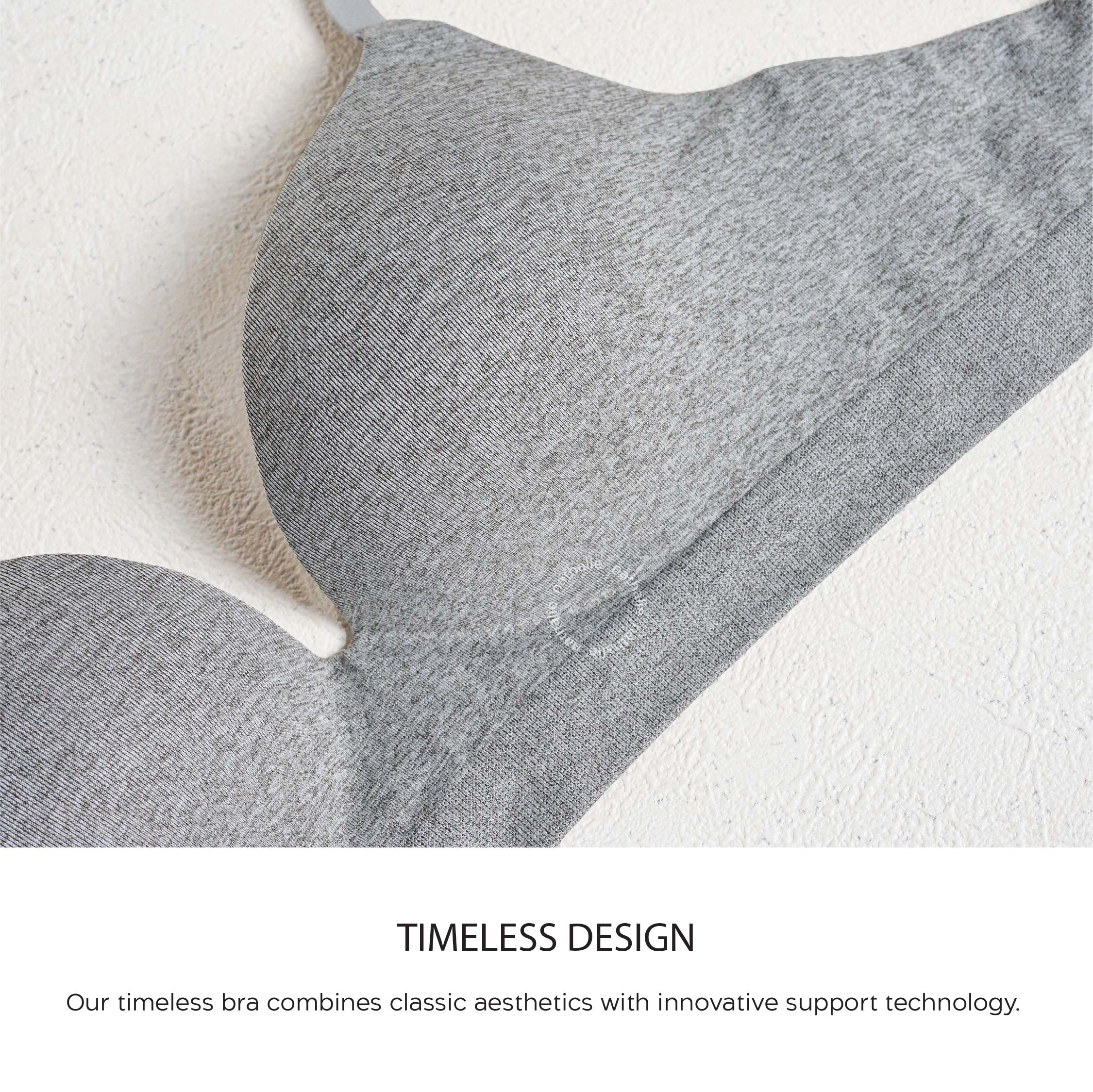 Nathalie Cotton Blend Wireless Light Bra NTB 3567