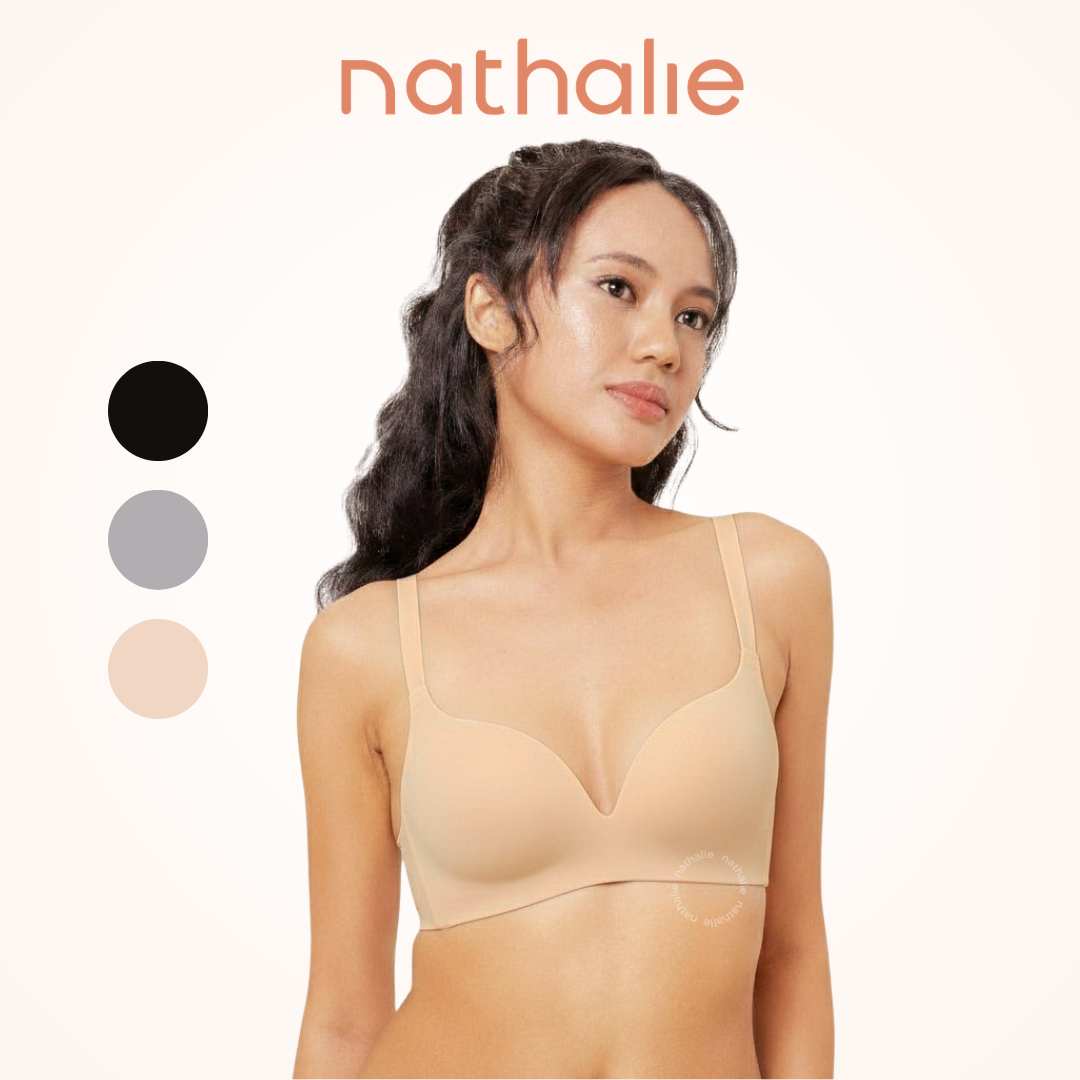 Nathalie Cotton Blend Wireless Light Bra NTB 3567