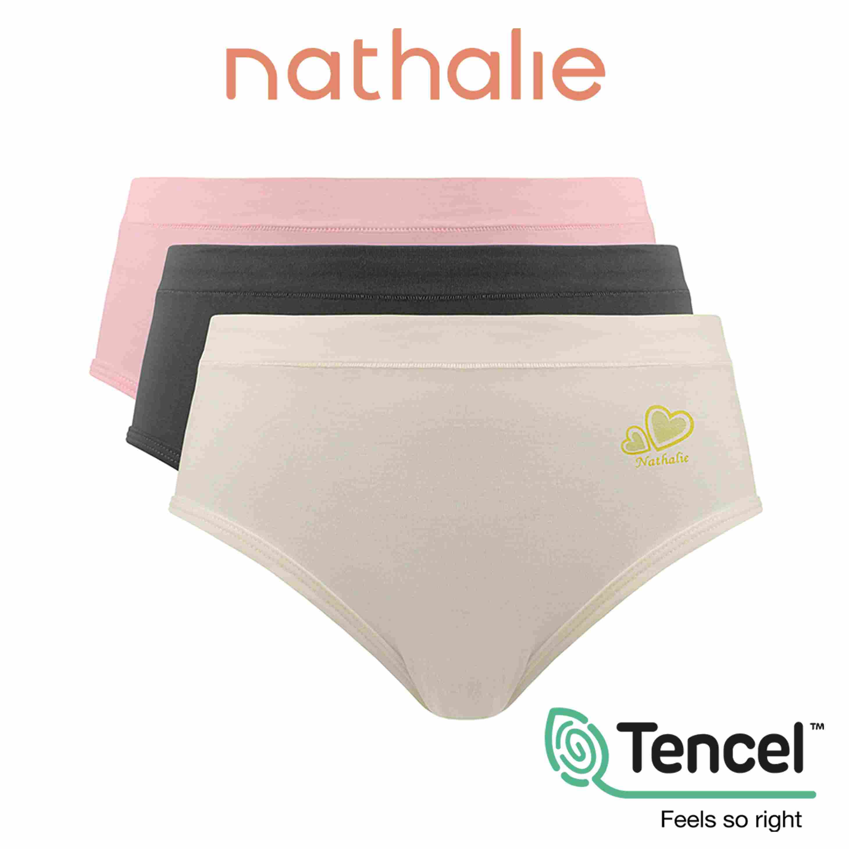 Nathalie Celana Dalam Wanita Tencel 3 pcs NTC 3208