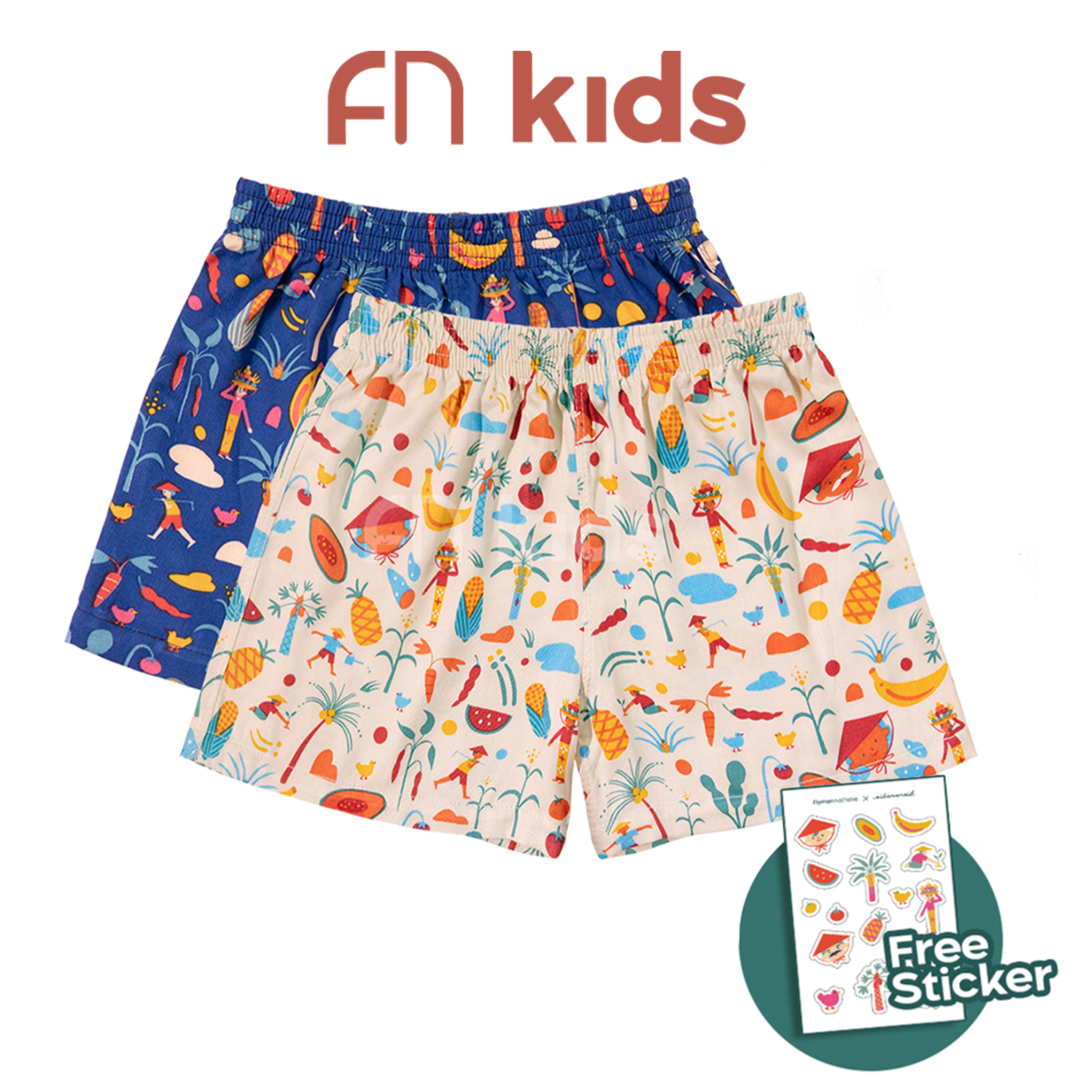 FN Kids x Amalia Celana Pendek Anak 1 pcs FNKC 3395