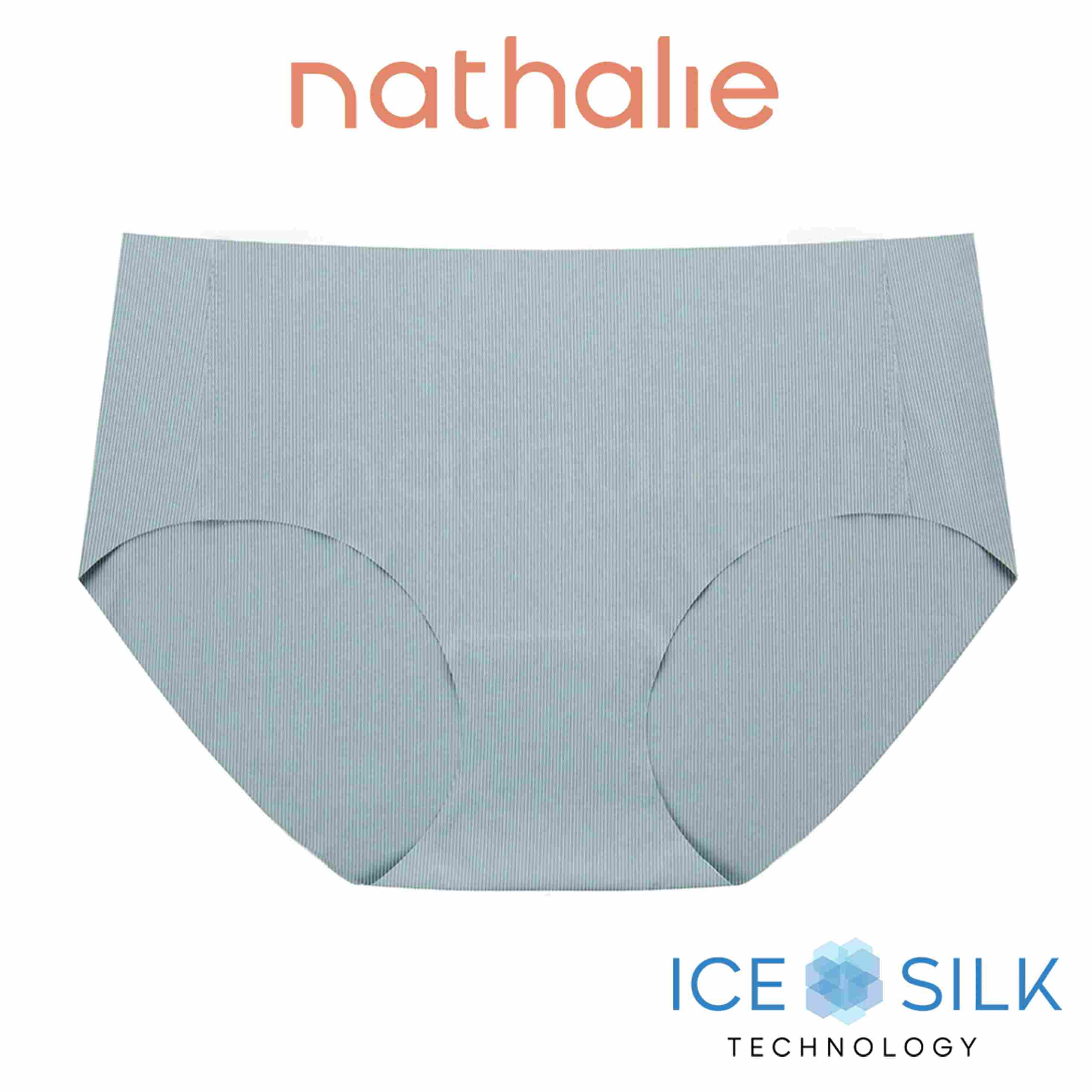 Nathalie Celana Dalam Seamless Midi Wanita Ice Silk Rib CD Cewek Anti Nyeplak NTC 3433 1 PCS