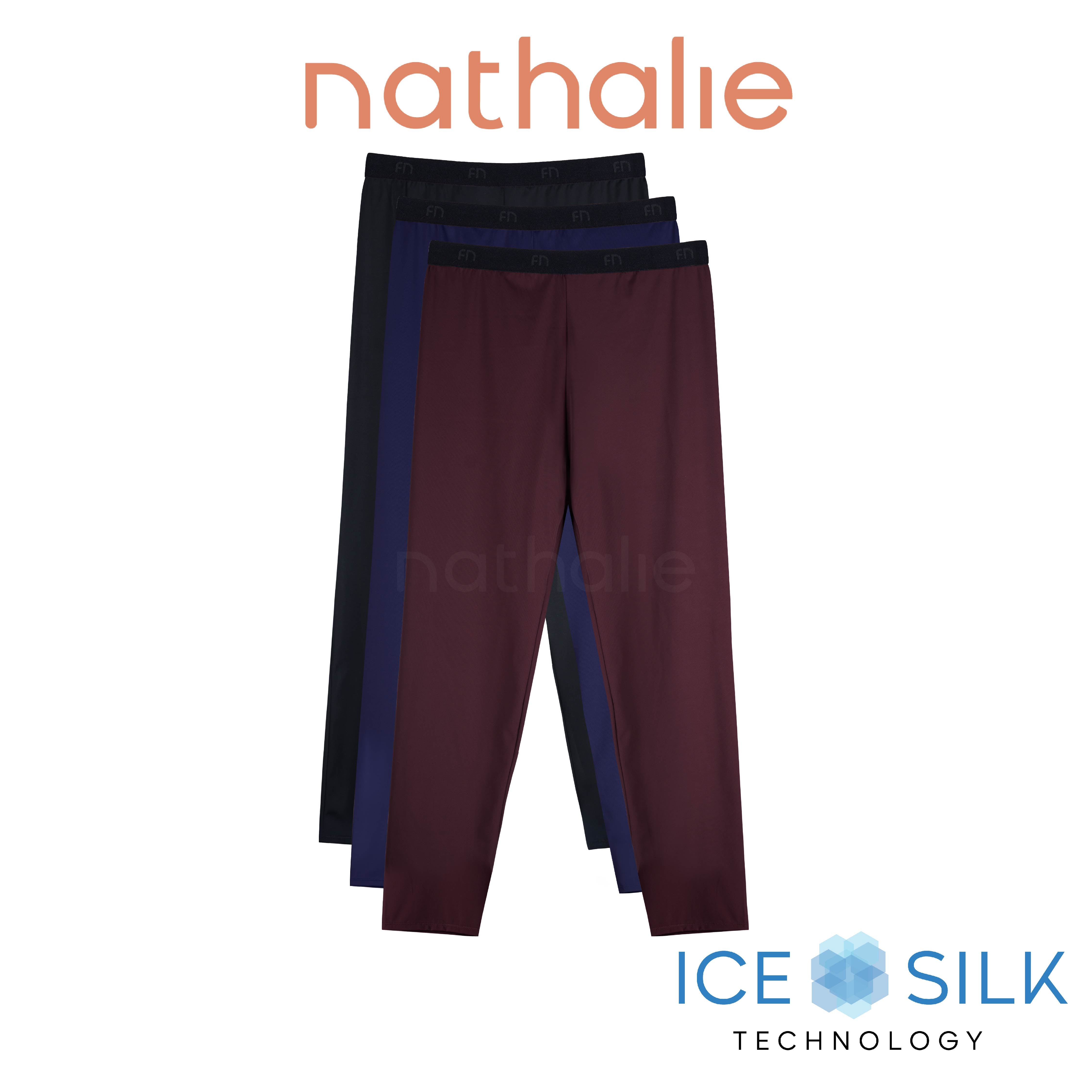 Nathalie Celana Panjang Olahraga Wanita Yoga Ice Silk Pants 1 Pcs NTC 3442