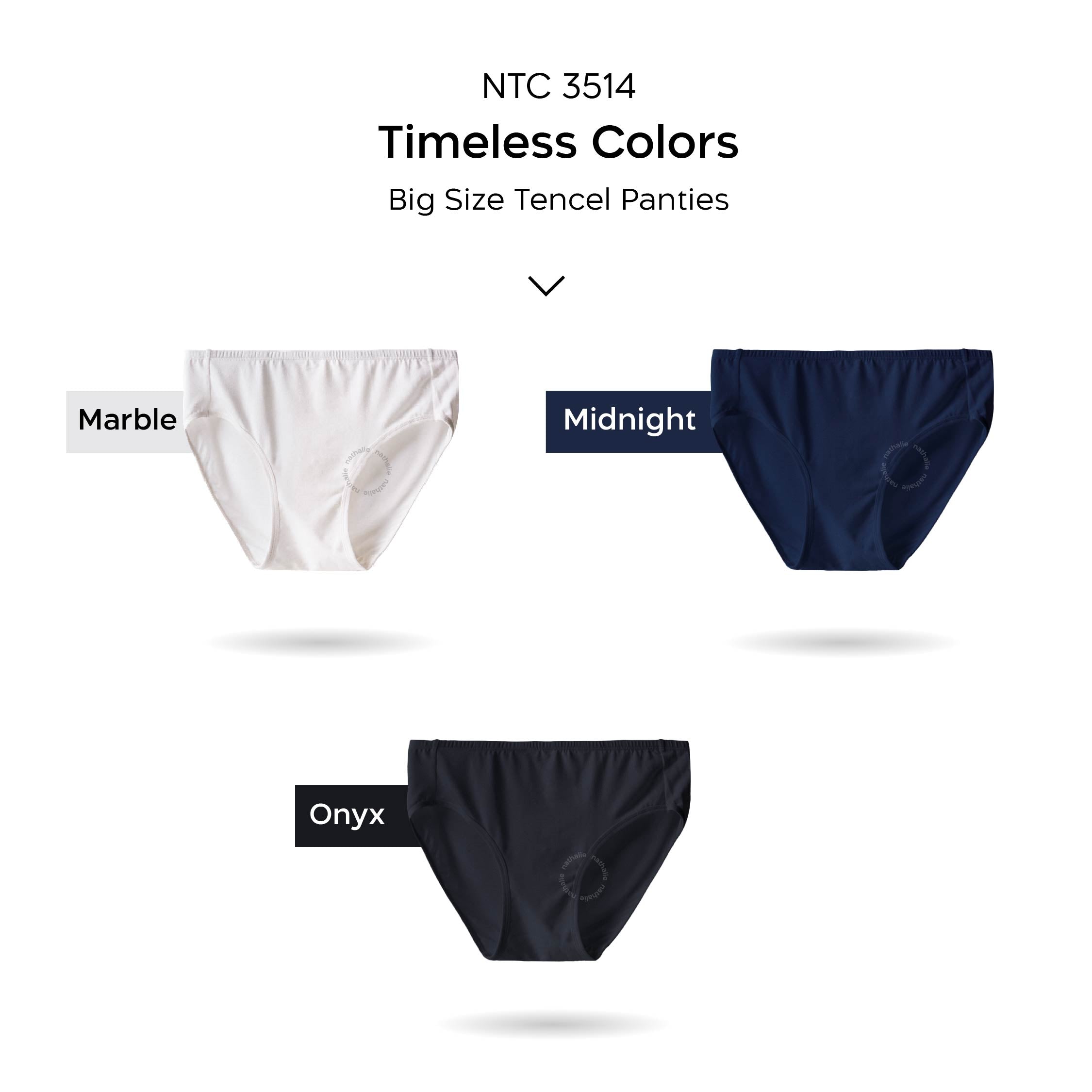 Nathalie Tencel Big Size Brief 1 pcs NTC 3514