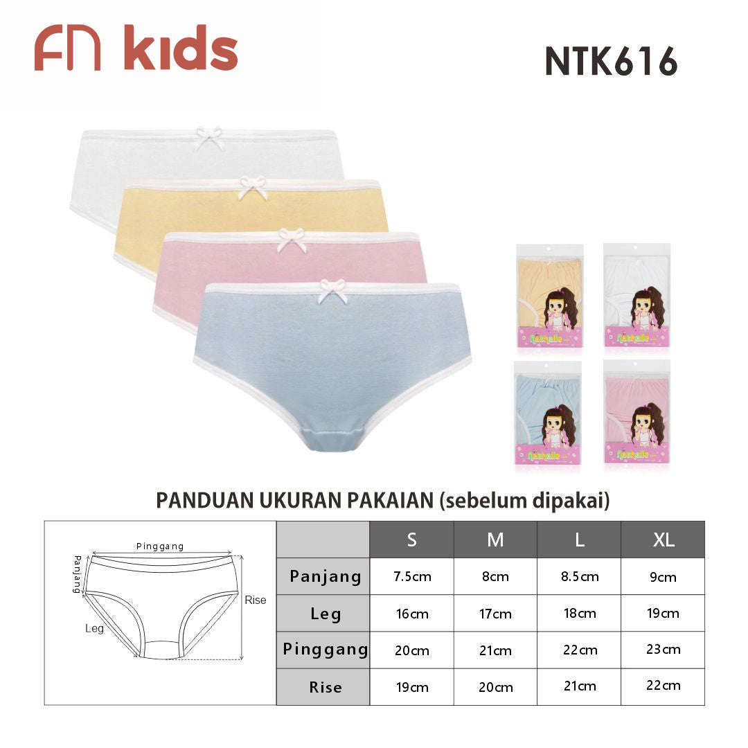 FN Kids Celana Dalam Anak Perempuan 1 pcs NTK 616