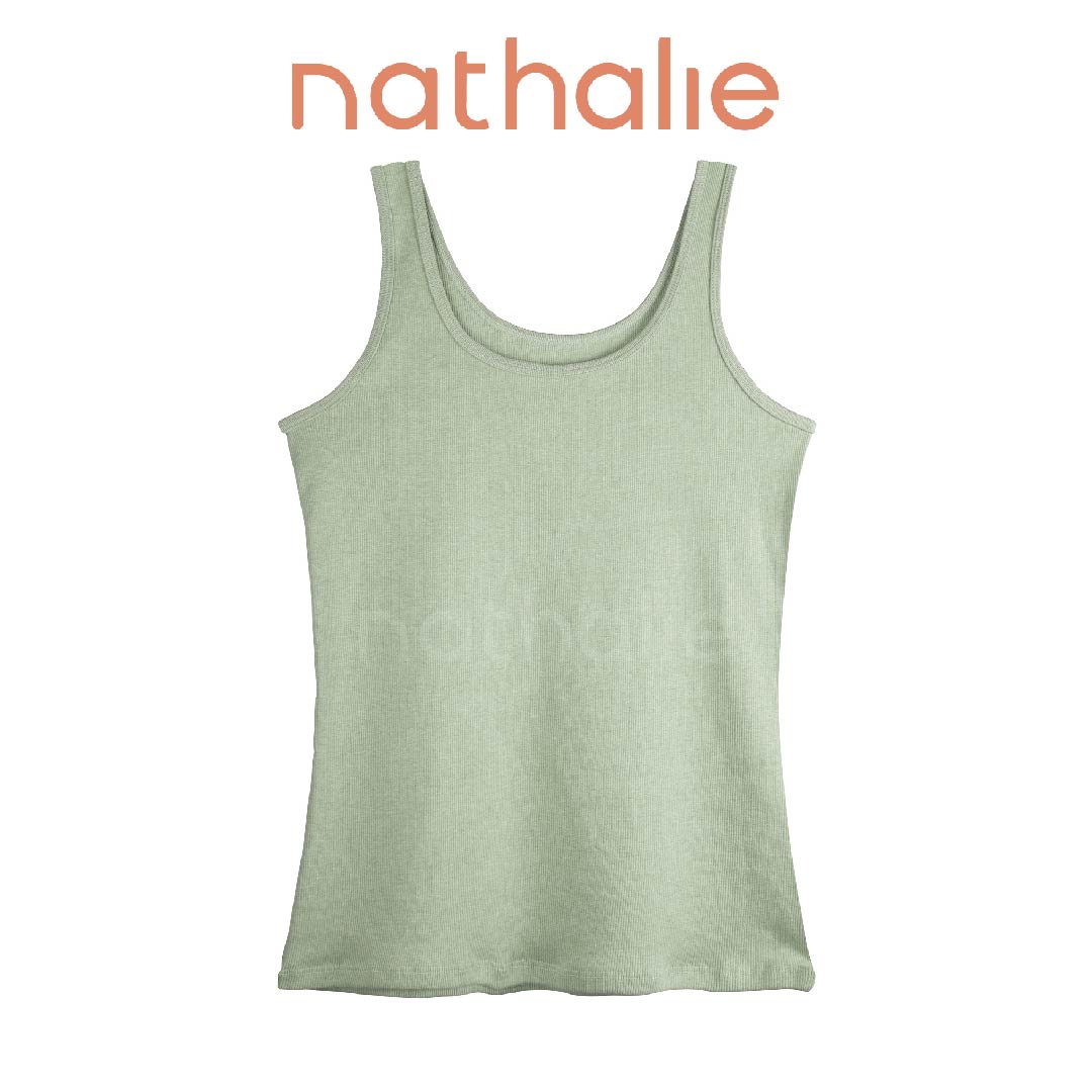 Nathalie Tanktop Cotton Blend Wide Strap NTA 3411