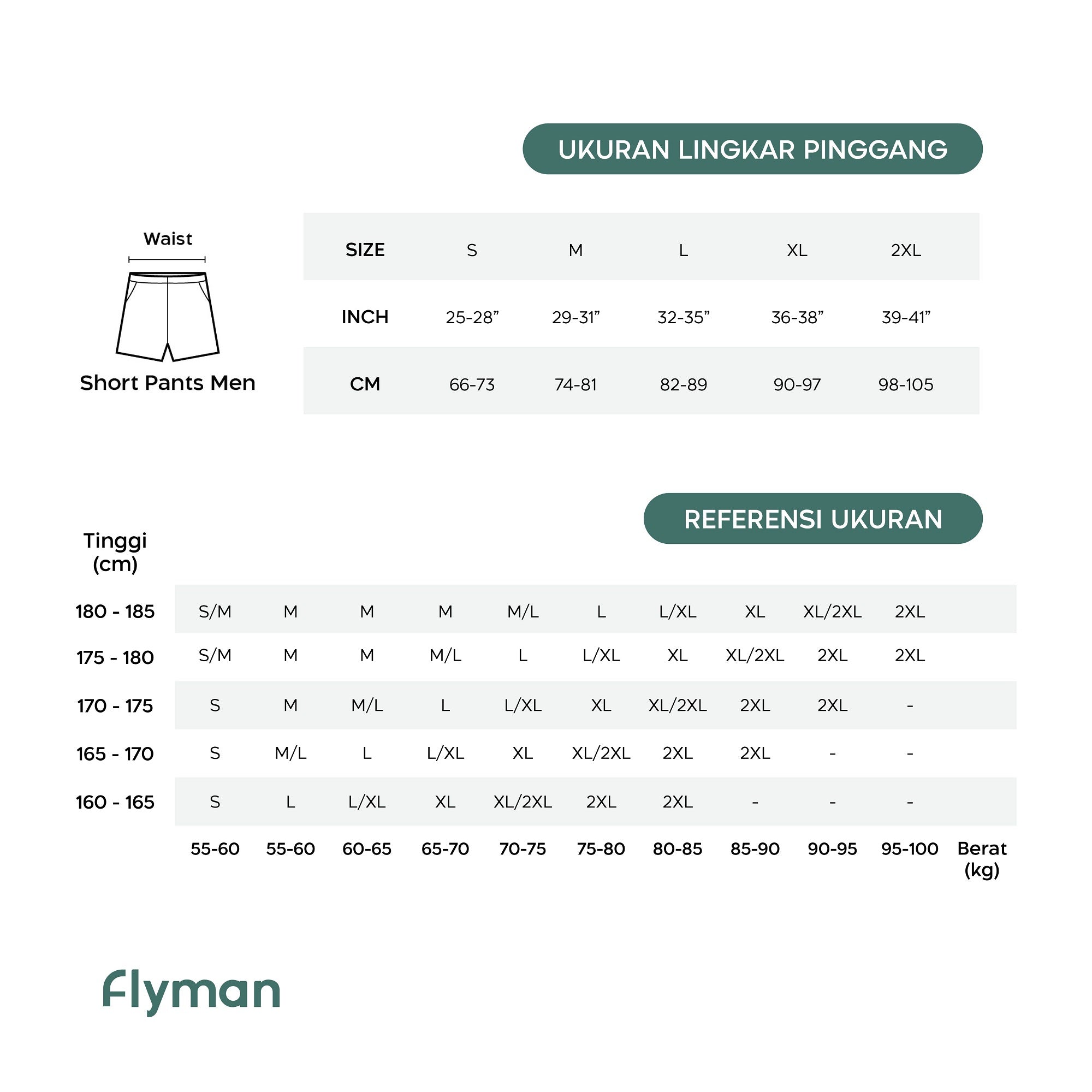 Flyman Relaxing Shorts 1 Pcs FM 3481