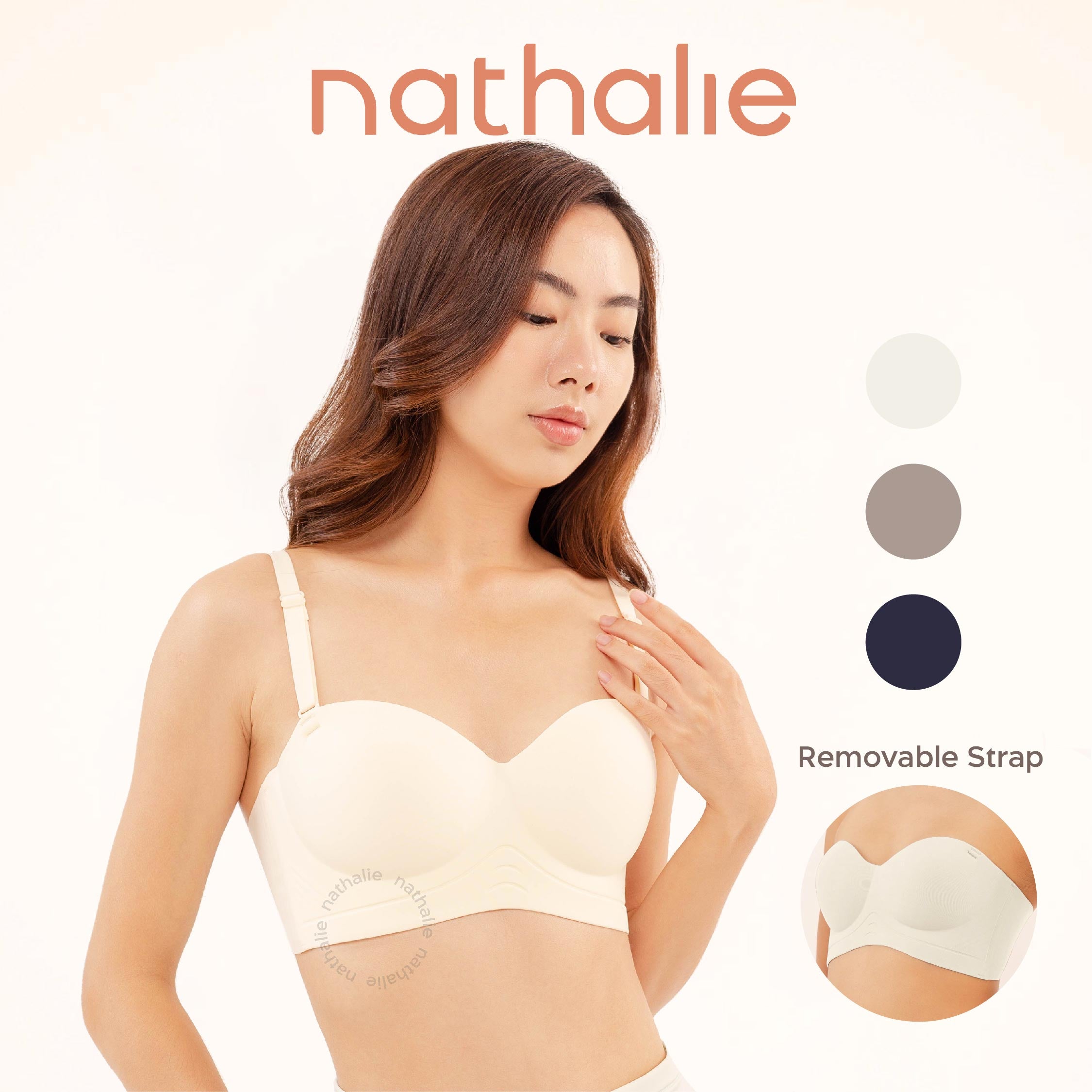 Nathalie Push-Up Strapless Bra NTB 3478