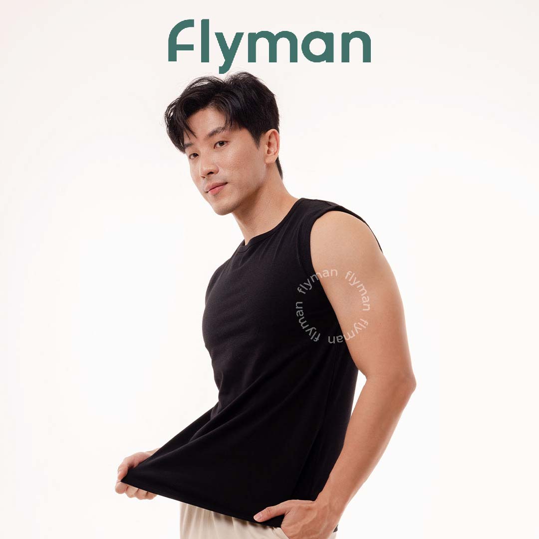 Flyman Kaos Dalam Pria Tank Top Basic 1 Pcs FMA 3061