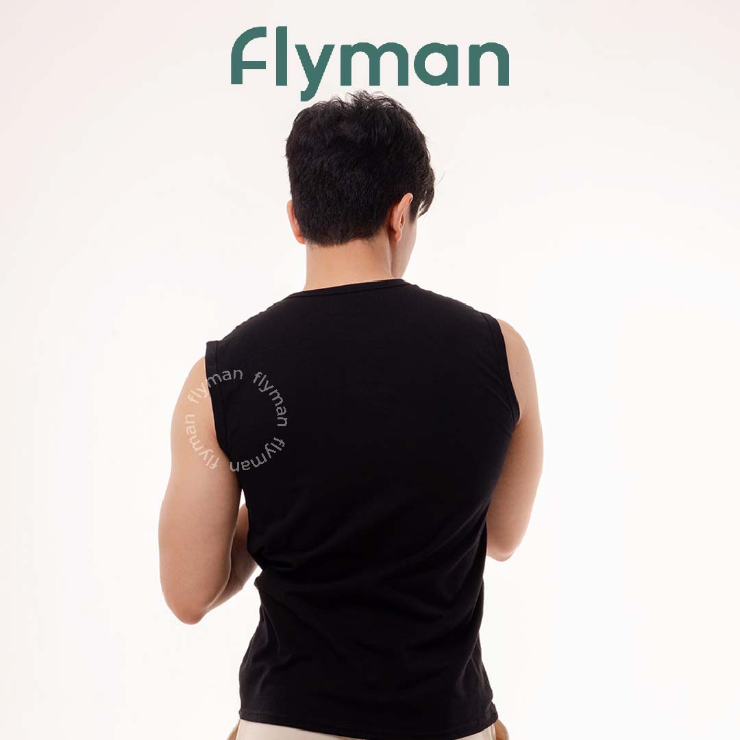 Flyman Kaos Dalam Pria Tank Top Basic 1 Pcs FMA 3061