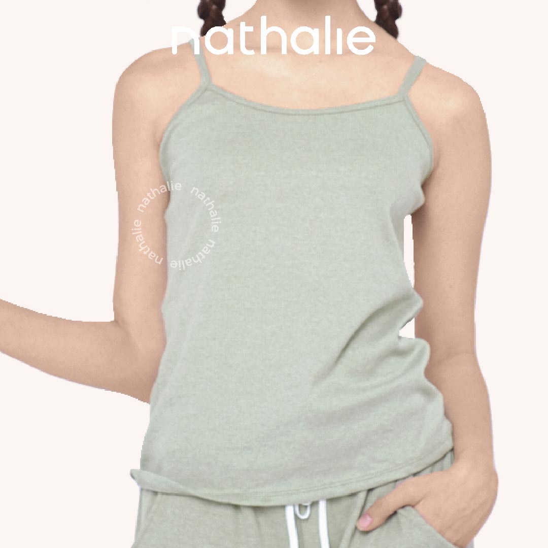Nathalie Tanktop Cotton Blend Thin Strap NTA 3410