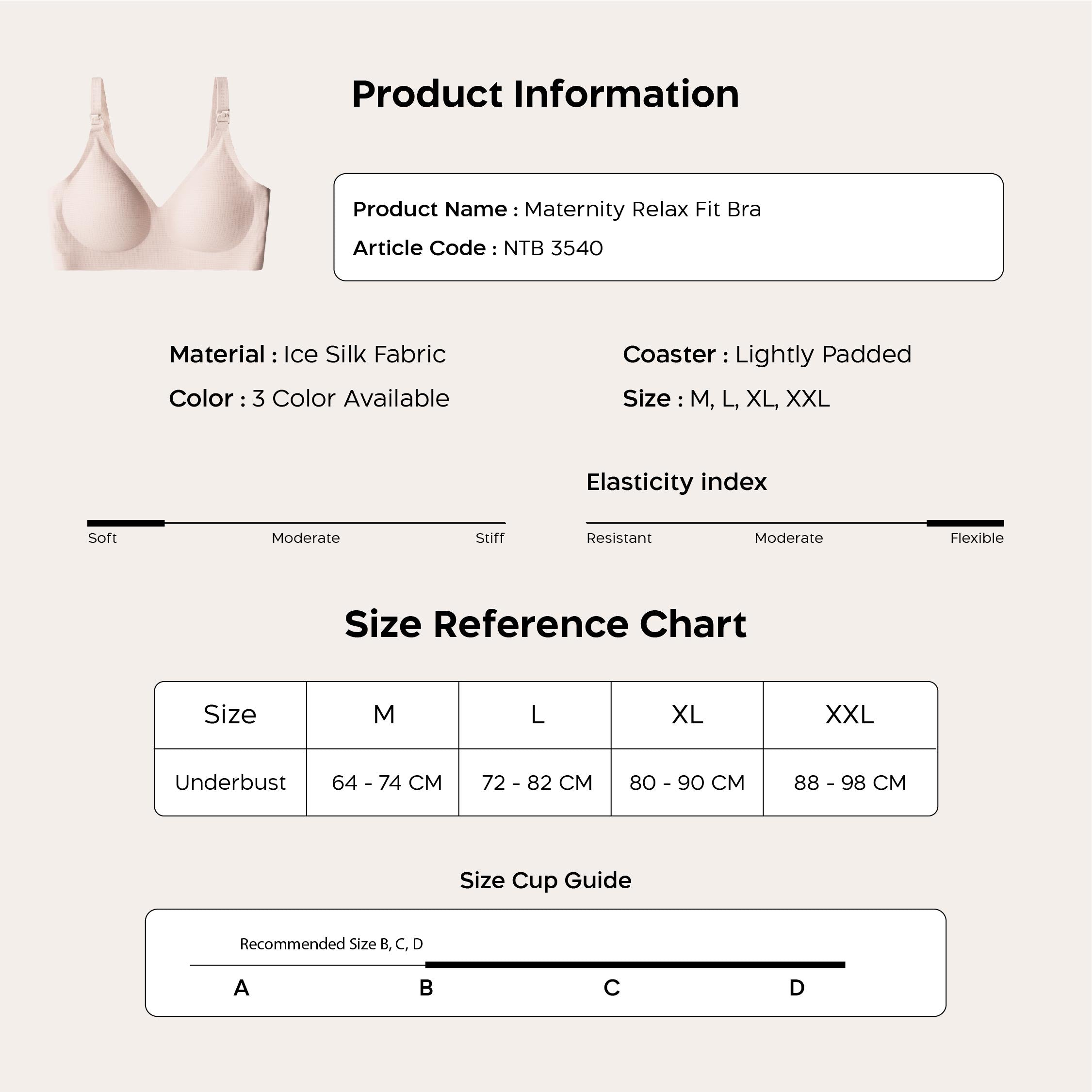 Nathalie Ice Silk Maternity Bra NTBM 3540