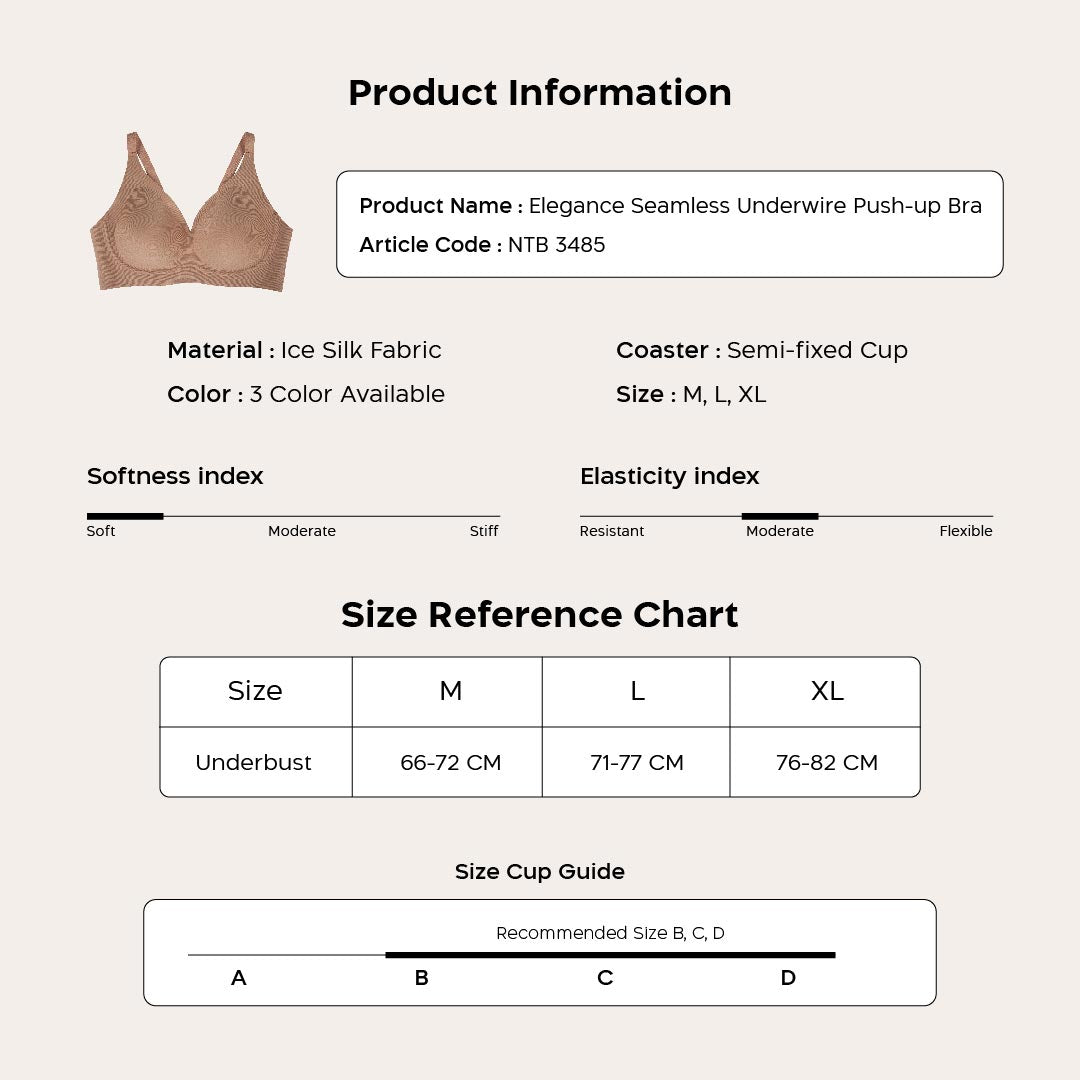 Nathalie Wire Seamless Bra NTB 3485