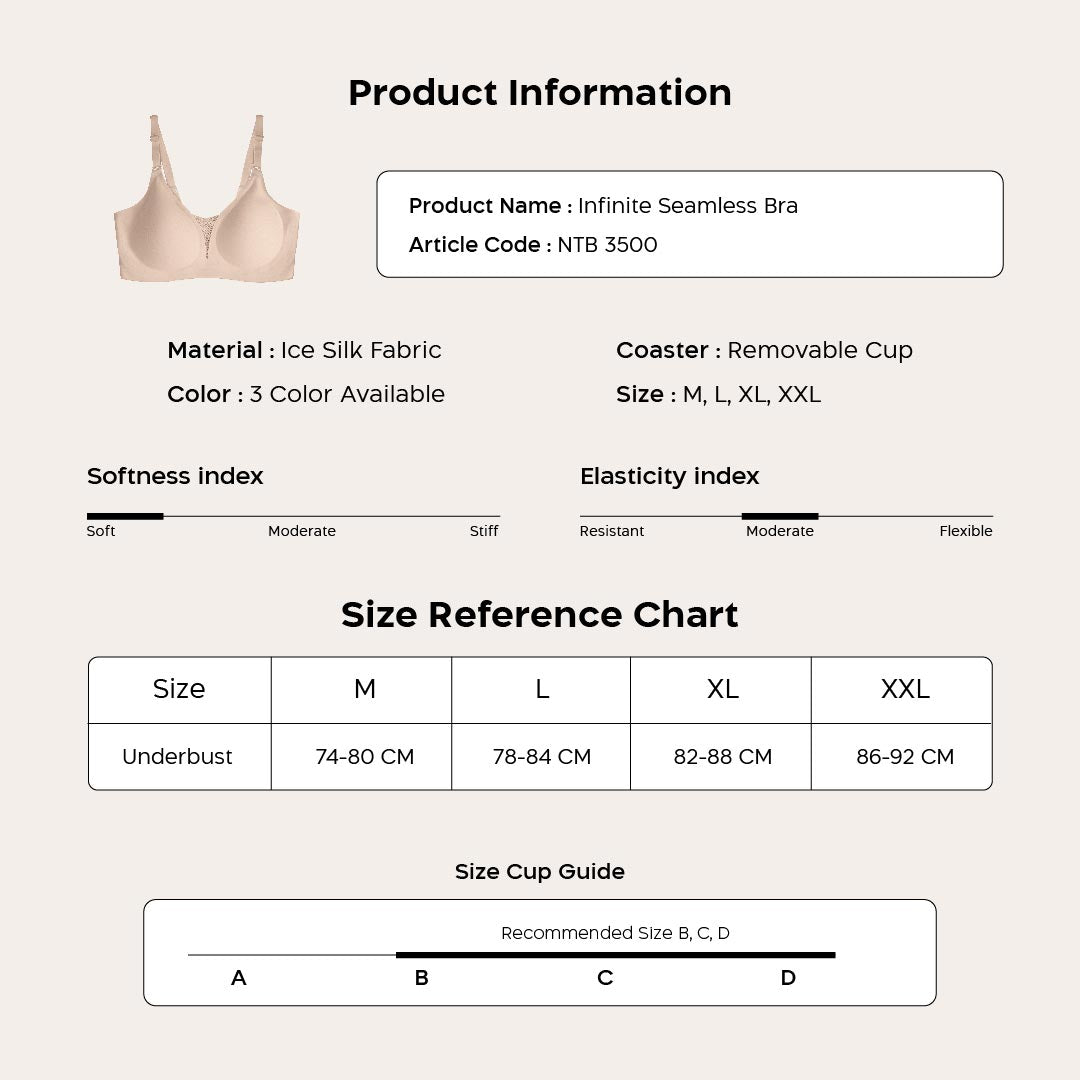 Nathalie Seamless Lace Bra NTB 3500