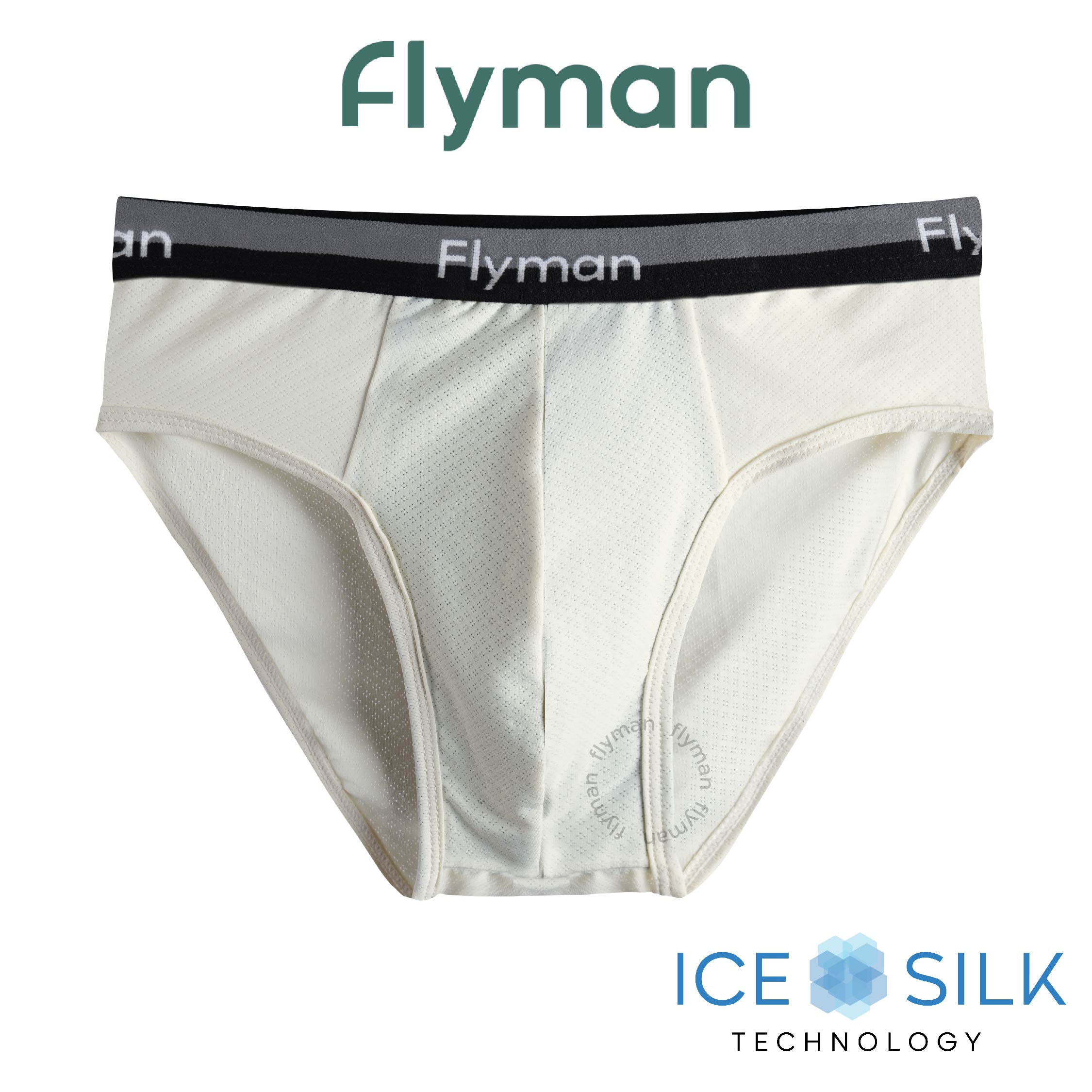 Flyman Celana Dalam Pria Brief Ice Silk 1 pcs FM 3455