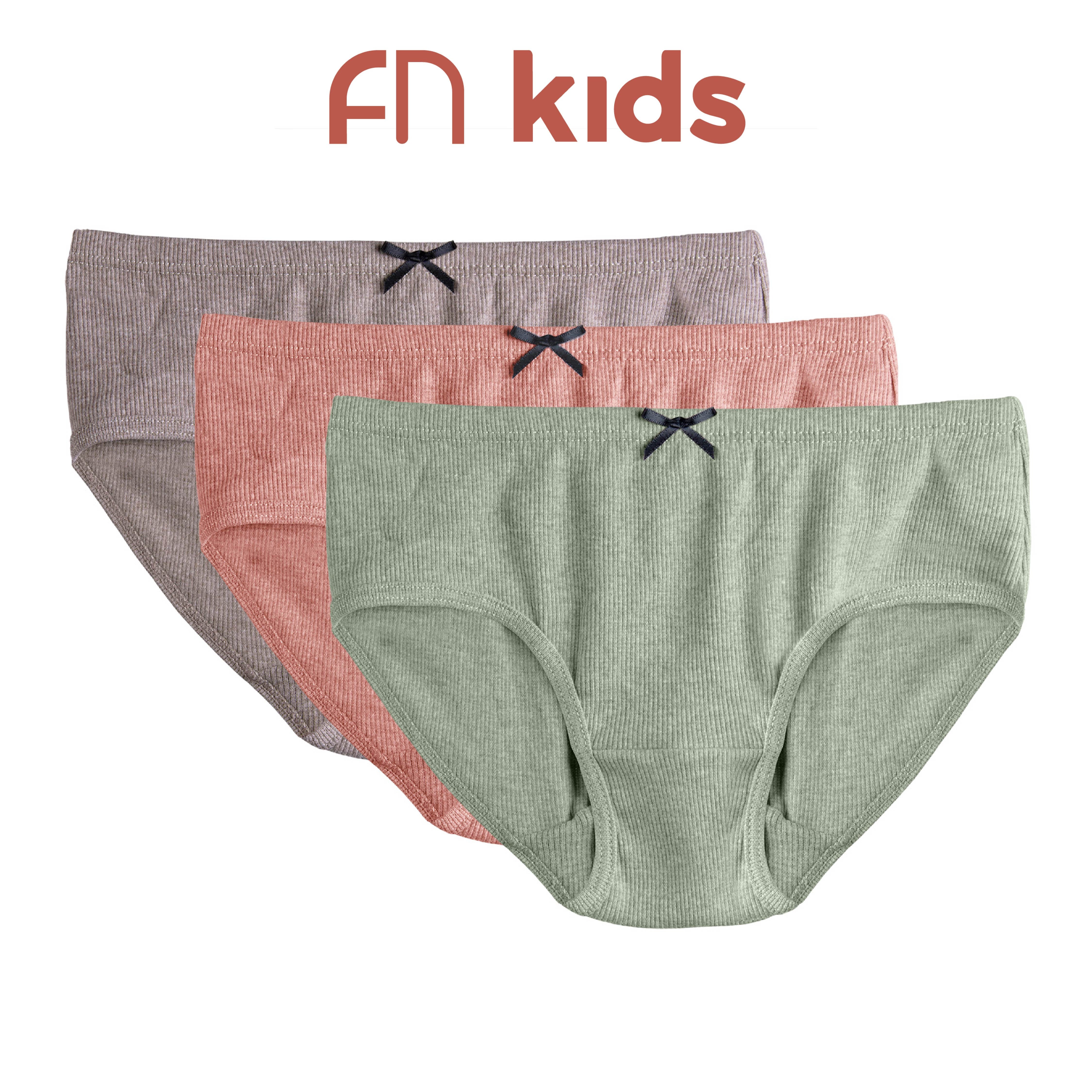 Celana Dalam Katun Rib Anak Perempuan 1 Pcs NTKC 3421