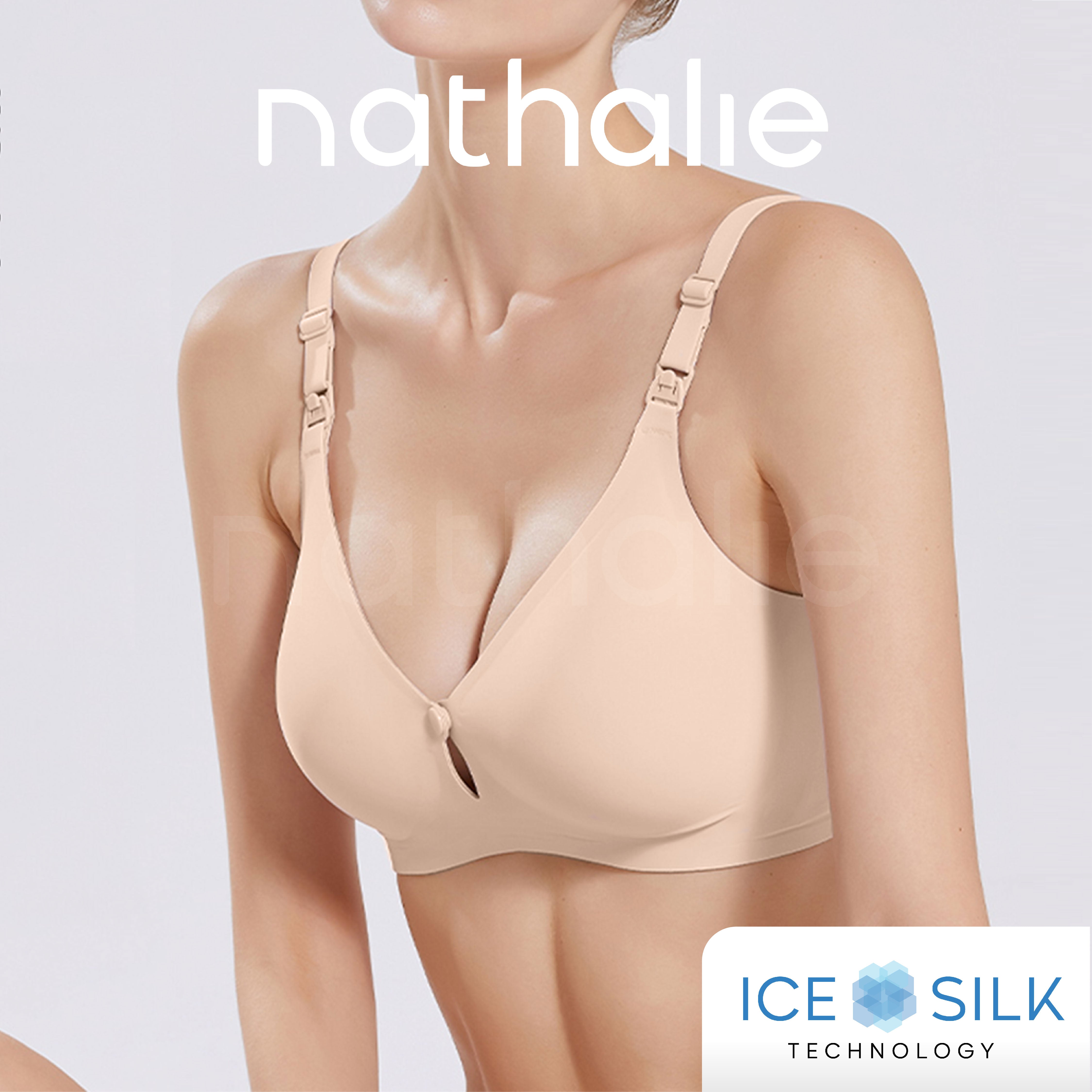 Nathalie Bra Seamless Menyusui Kancing Depan Beha Maternity Tanpa Kawat 1 Pcs NTB 3457