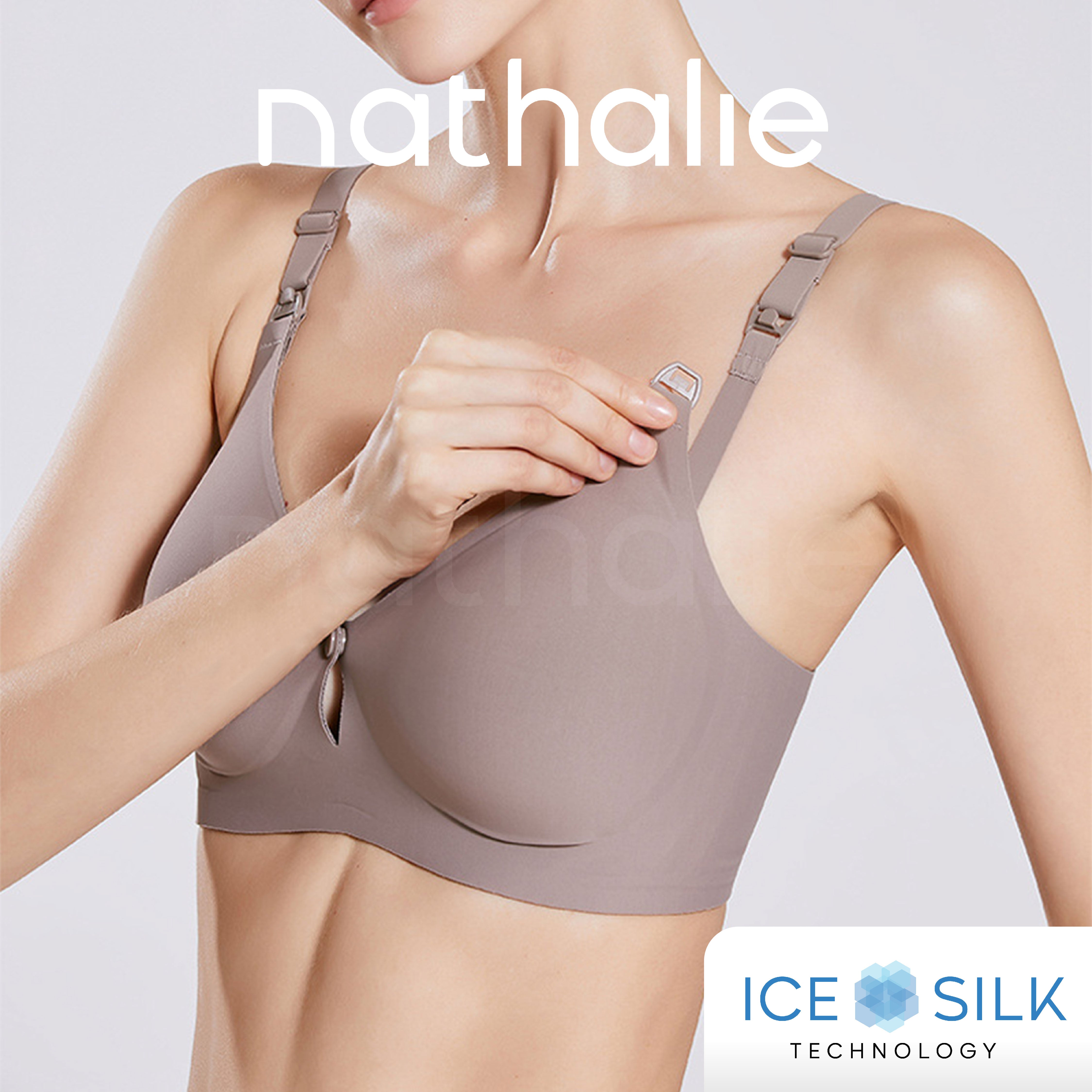 Nathalie Bra Seamless Menyusui Kancing Depan Beha Maternity Tanpa Kawat 1 Pcs NTB 3457