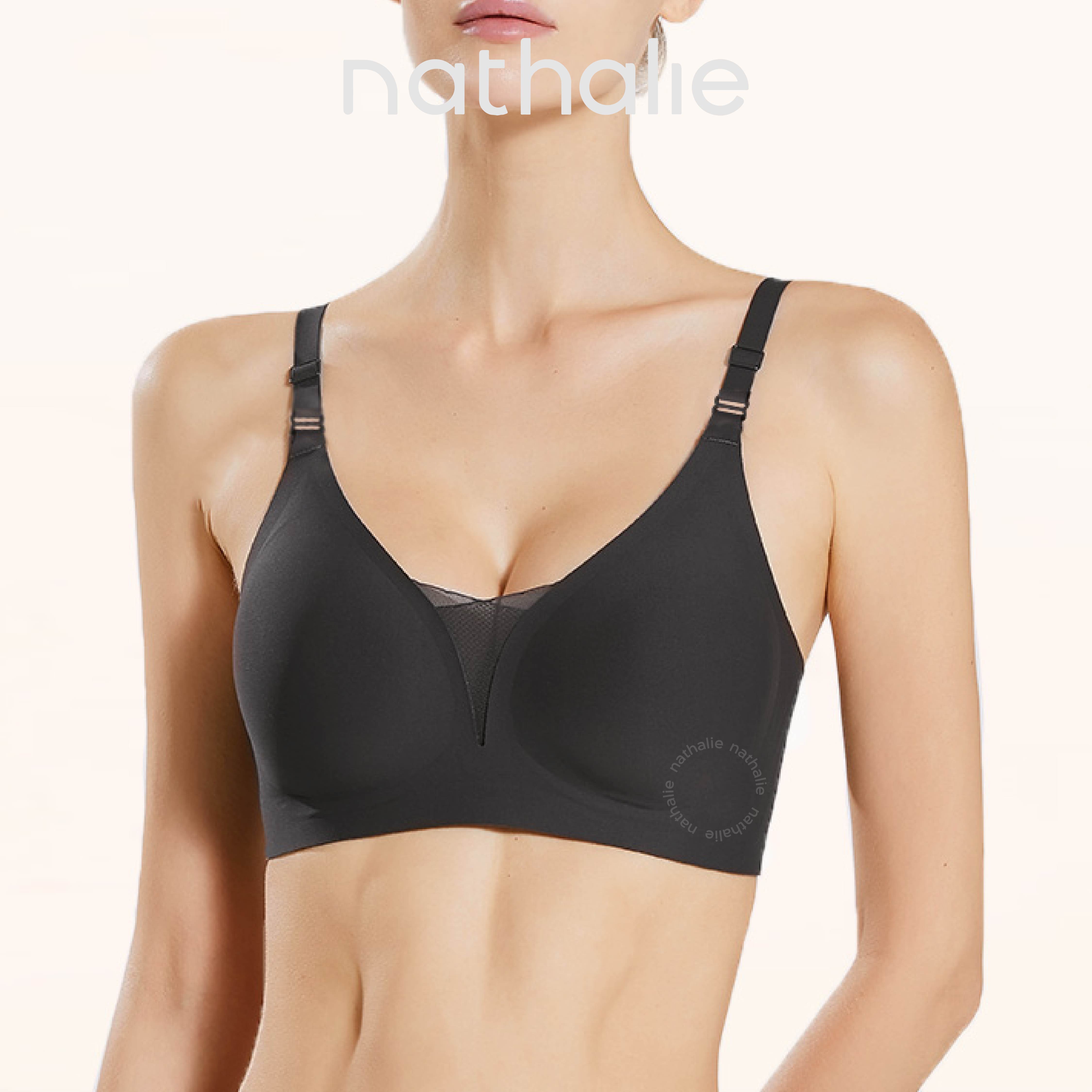 Nathalie Bra Seamless Underwear Premium Tanpa Kawat BH Slimles Tidak Nyeplak 1 PCS NTB 3500