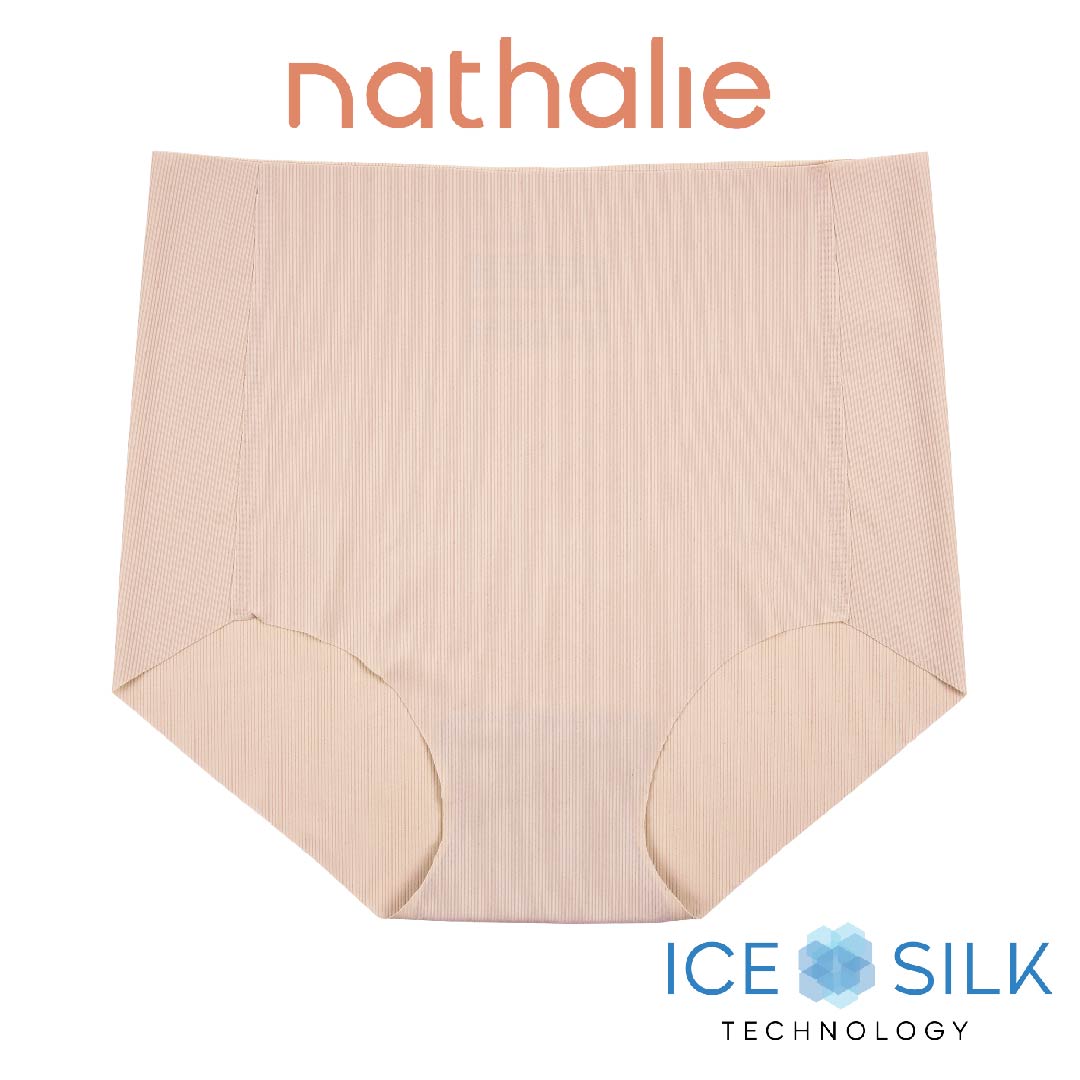 Nathalie Celana Dalam Seamless Maxi Wanita Ice Silk Rib CD Cewek Anti Nyeplak NTC 3434 1 PCS