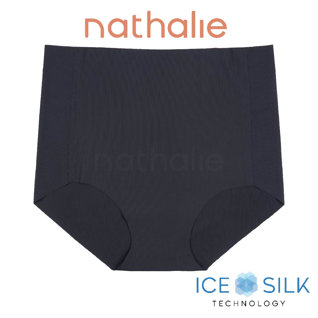 Nathalie Celana Dalam Seamless Maxi Wanita Ice Silk Rib CD Cewek Anti Nyeplak NTC 3434 1 PCS