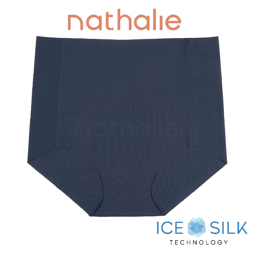 Nathalie Celana Dalam Seamless Maxi Wanita Ice Silk Rib CD Cewek Anti Nyeplak NTC 3434 1 PCS