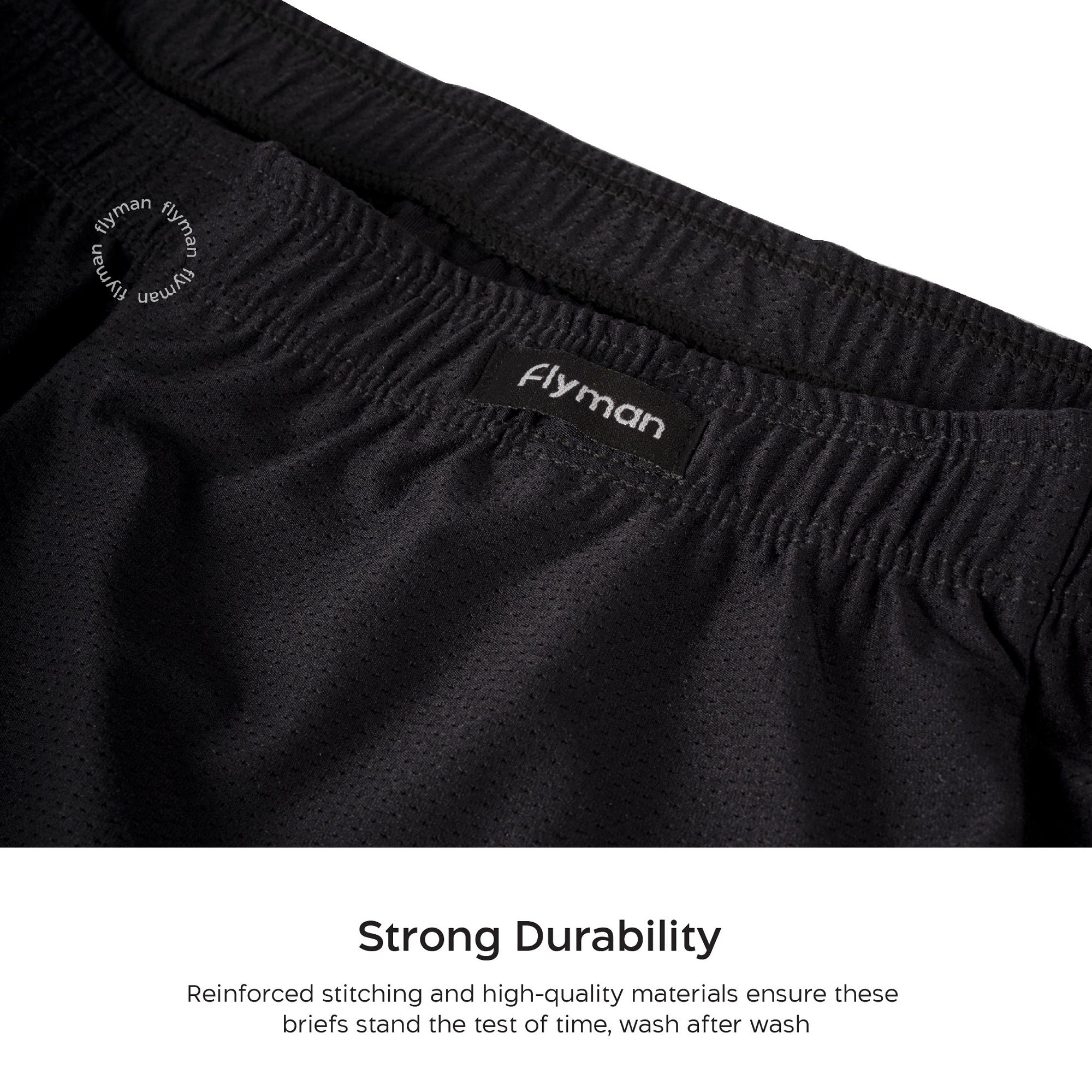 Flyman Ice Silk Big Size Briefs 1 pcs FM 3472